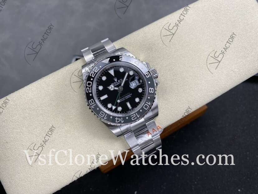Super Clone Watches – Rolex GMT Master II M126710grnr-0004 Oyster 3285 Movement “Bruce Wayne” Black Dial - Image 4