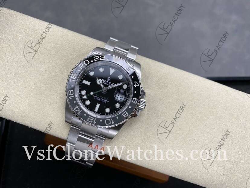 Super Clone Watches – Rolex GMT Master II M126710grnr-0004 Oyster 3285 Movement “Bruce Wayne” Black Dial - Image 5