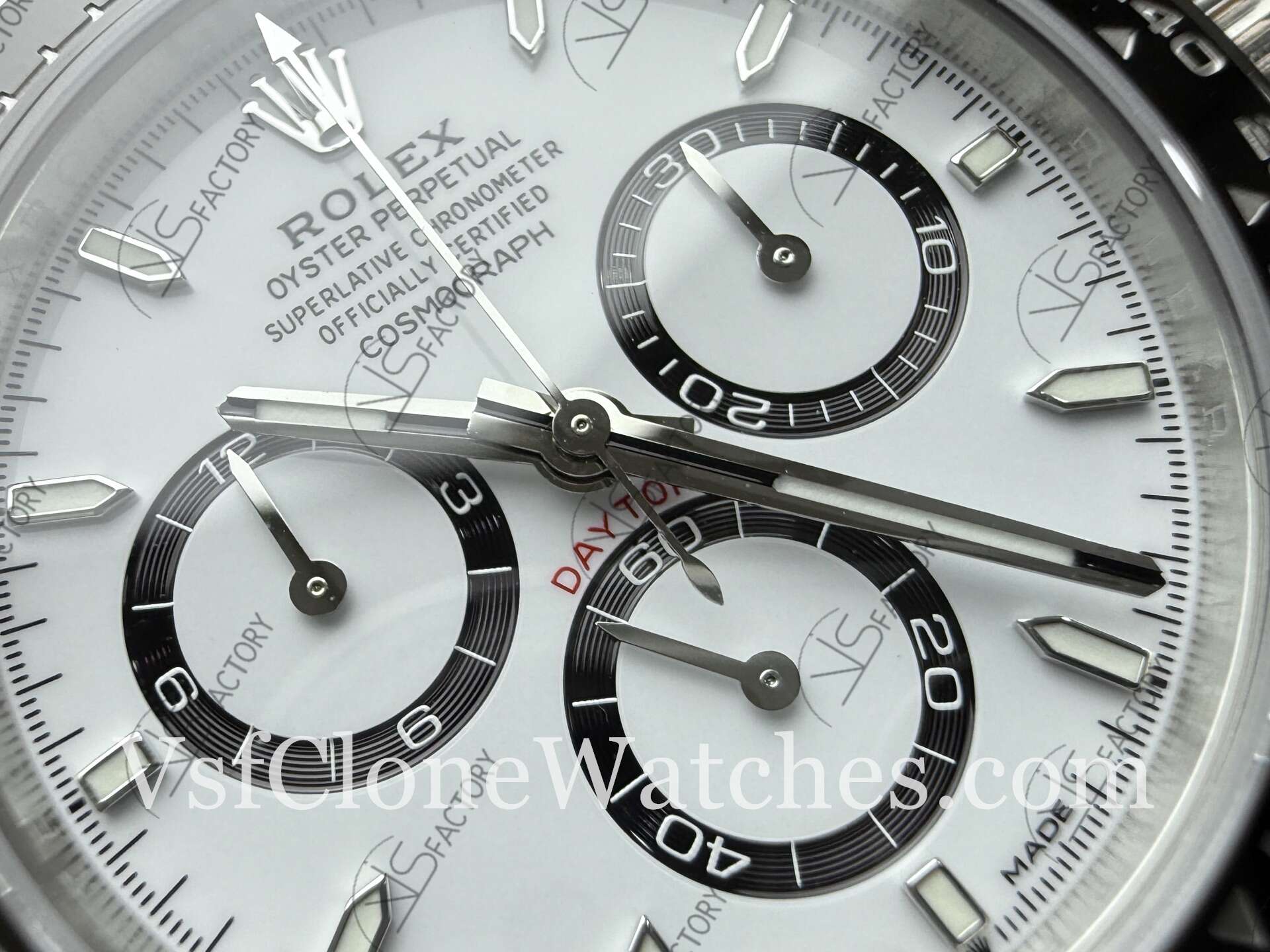 Super Clone Watches – Rolex Daytona M126500LN-0001 4131 Movement White Dial - Image 5