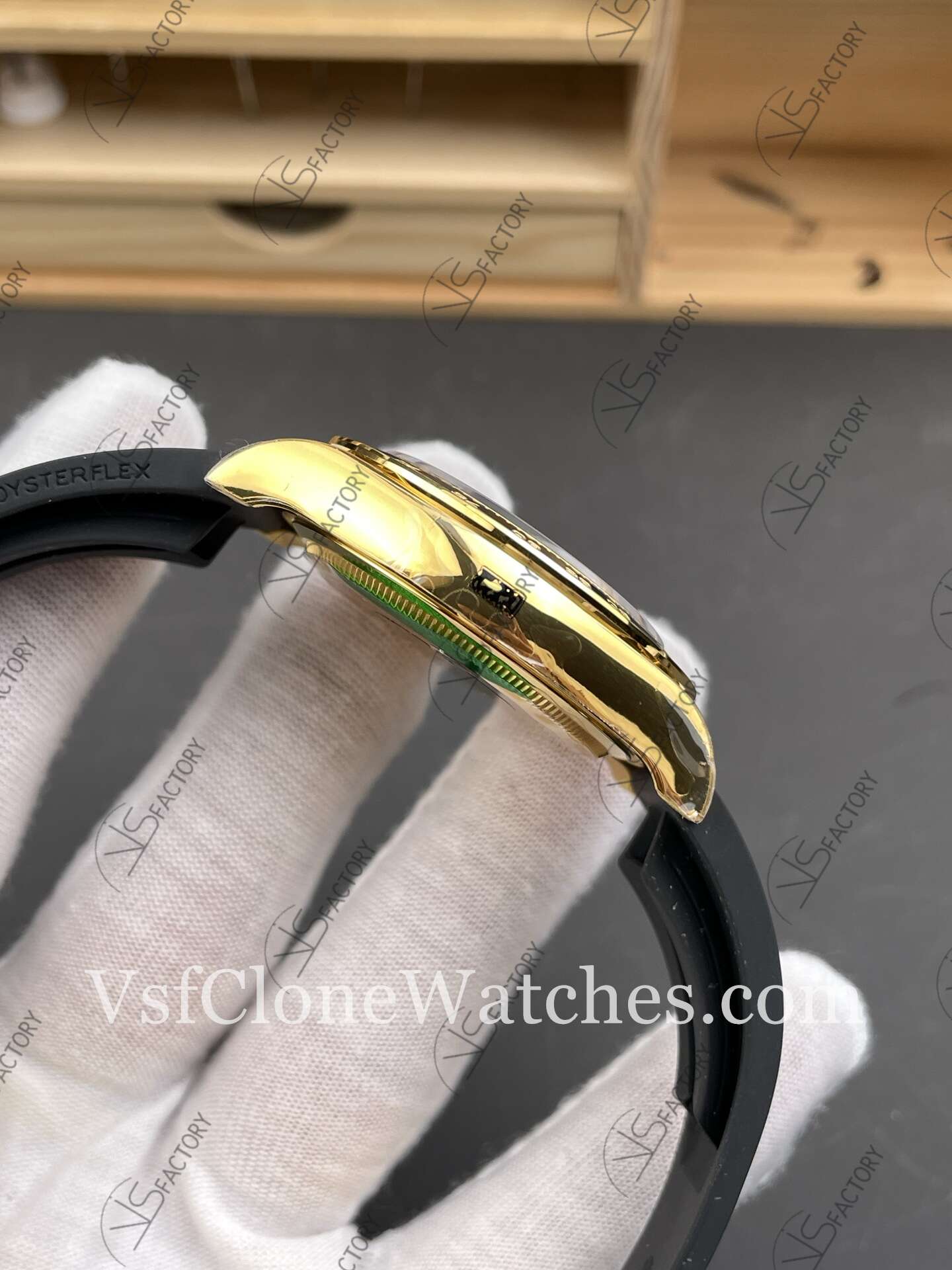 Super Clone Watches - Rolex Daytona M126518ln-0012 4131 Movement Gold & Black Dial - Image 5