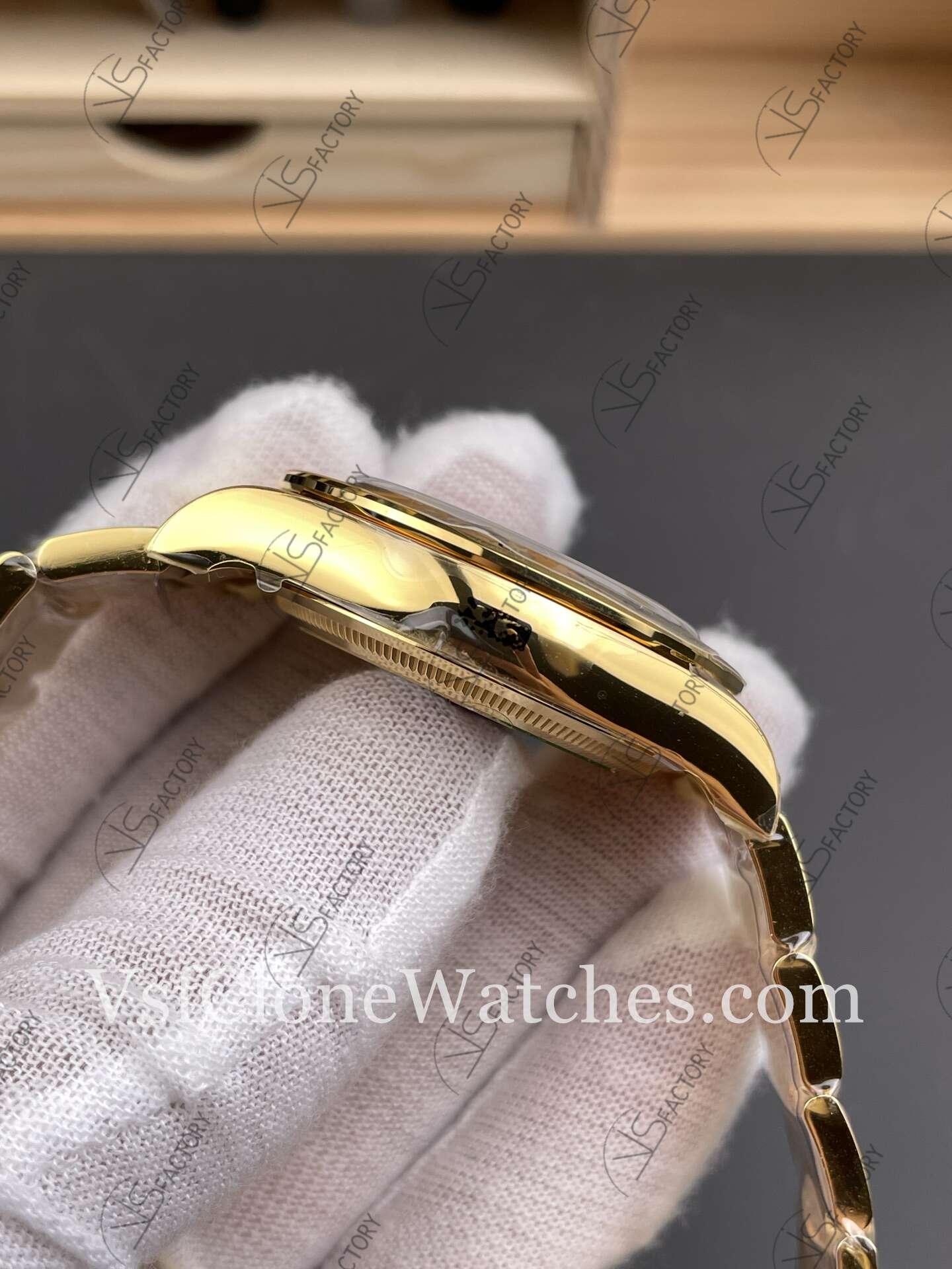 Super Clone Watches - Rolex Daytona M126508-0006 4131 Movement Gold & Black Dial - Image 5