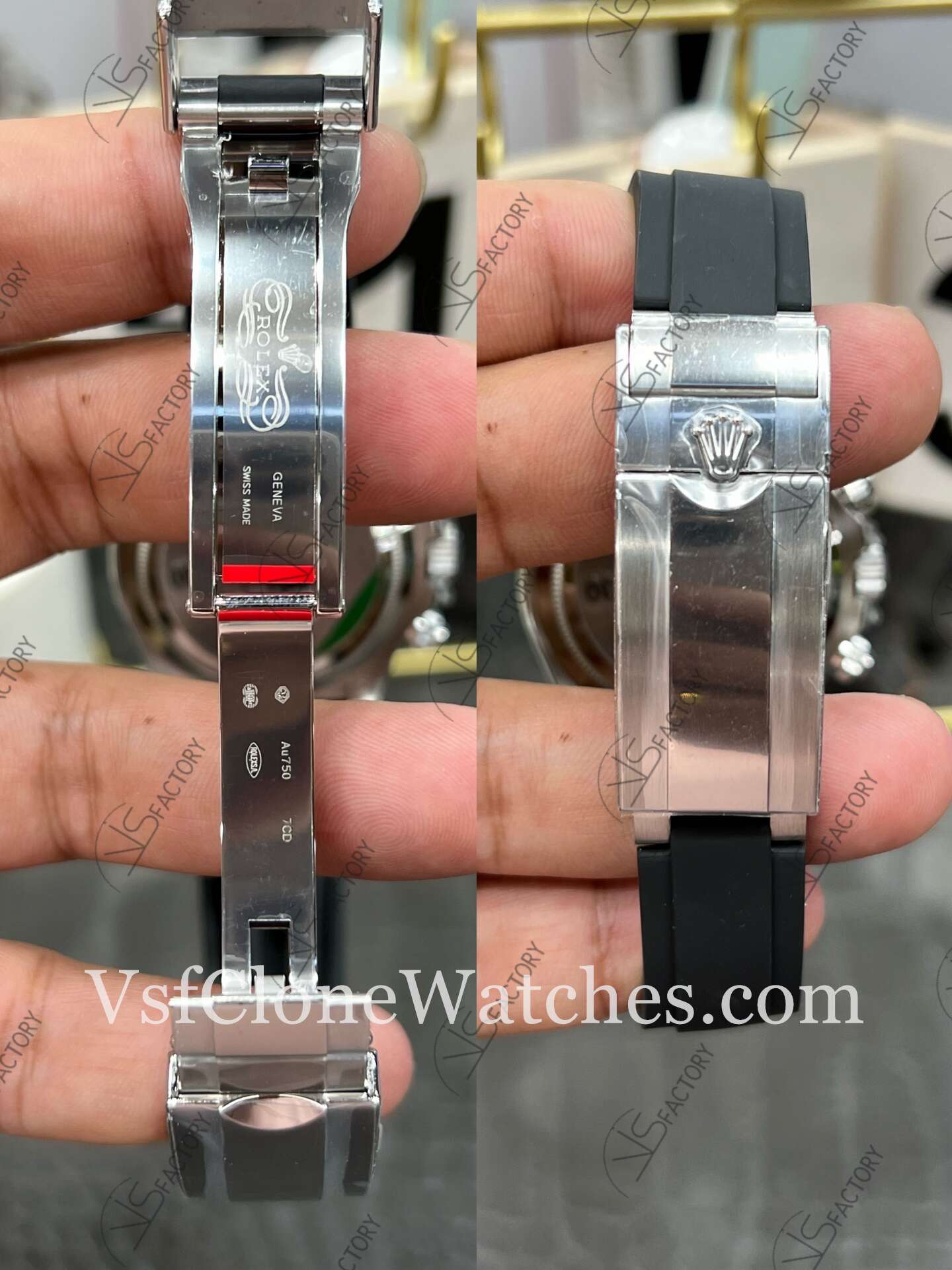 Super Clone Watches - Rolex Daytona M126519LN-0006 4131 Movement Steel & Black Dial - Image 8