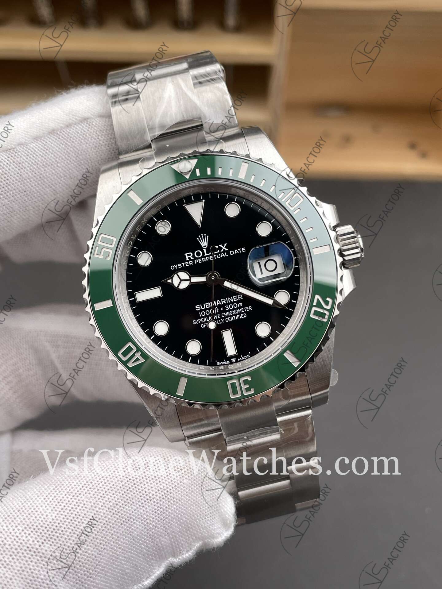 Super Clone Watches - Rolex Submariner Starbucks 126610LV-0002 3235 Movement Black Dial - Image 3
