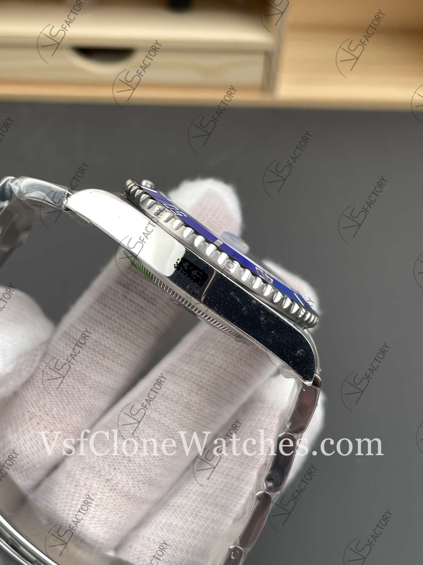 Super Clone Watches - Rolex Submariner 116619LB-97209 3135 Movement Blue Dial - Image 5