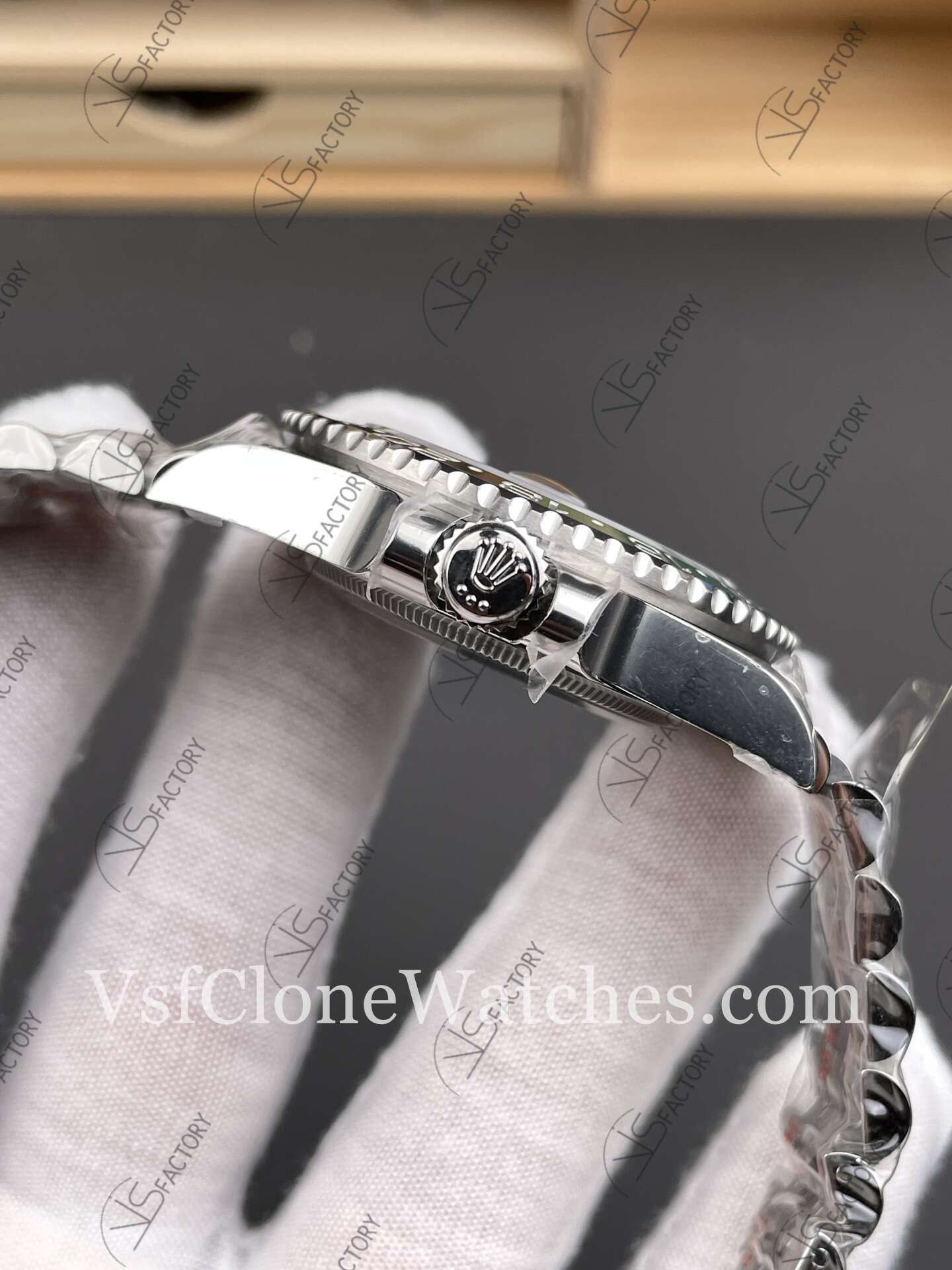 Super Clone Watches - Rolex GMT Master II m126720vtnr-0002 Jubilee 3285 Movement “Sprite” Black Dial - Image 5