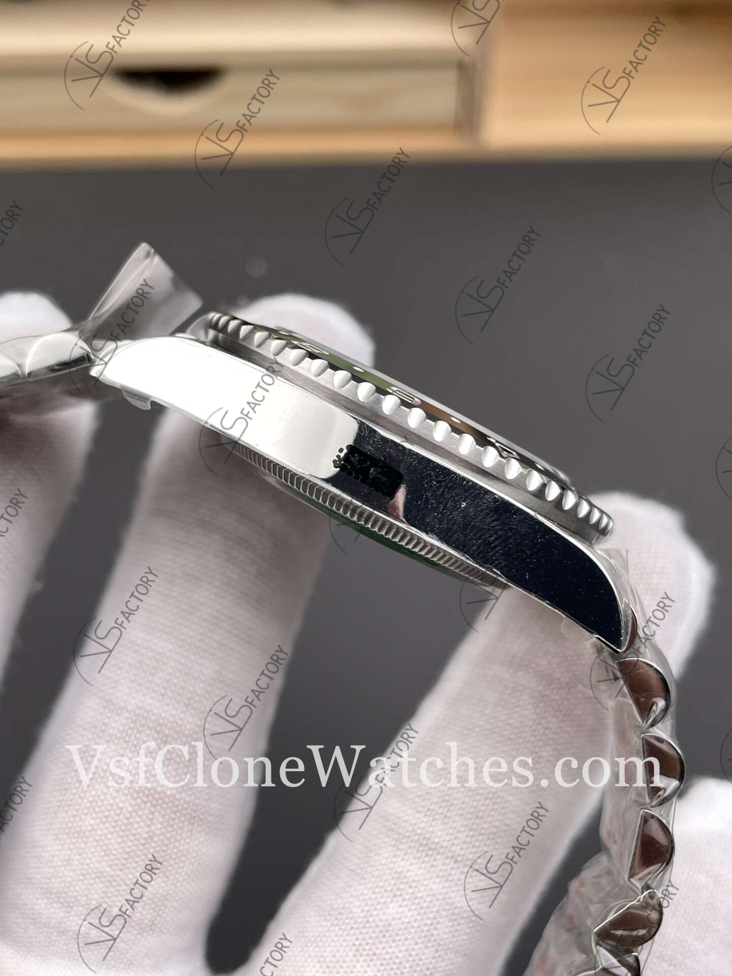 Super Clone Watches - Rolex GMT Master II m126720vtnr-0002 Jubilee 3285 Movement “Sprite” Black Dial - Image 4