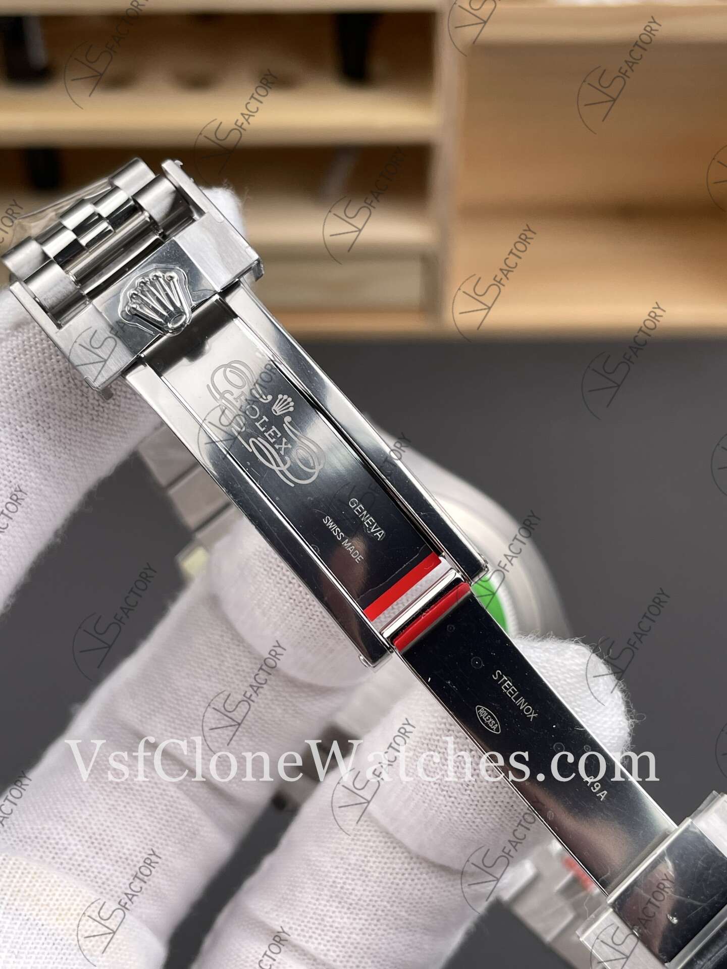Super Clone Watches - Rolex GMT Master II m126720vtnr-0002 Jubilee 3285 Movement “Sprite” Black Dial - Image 8