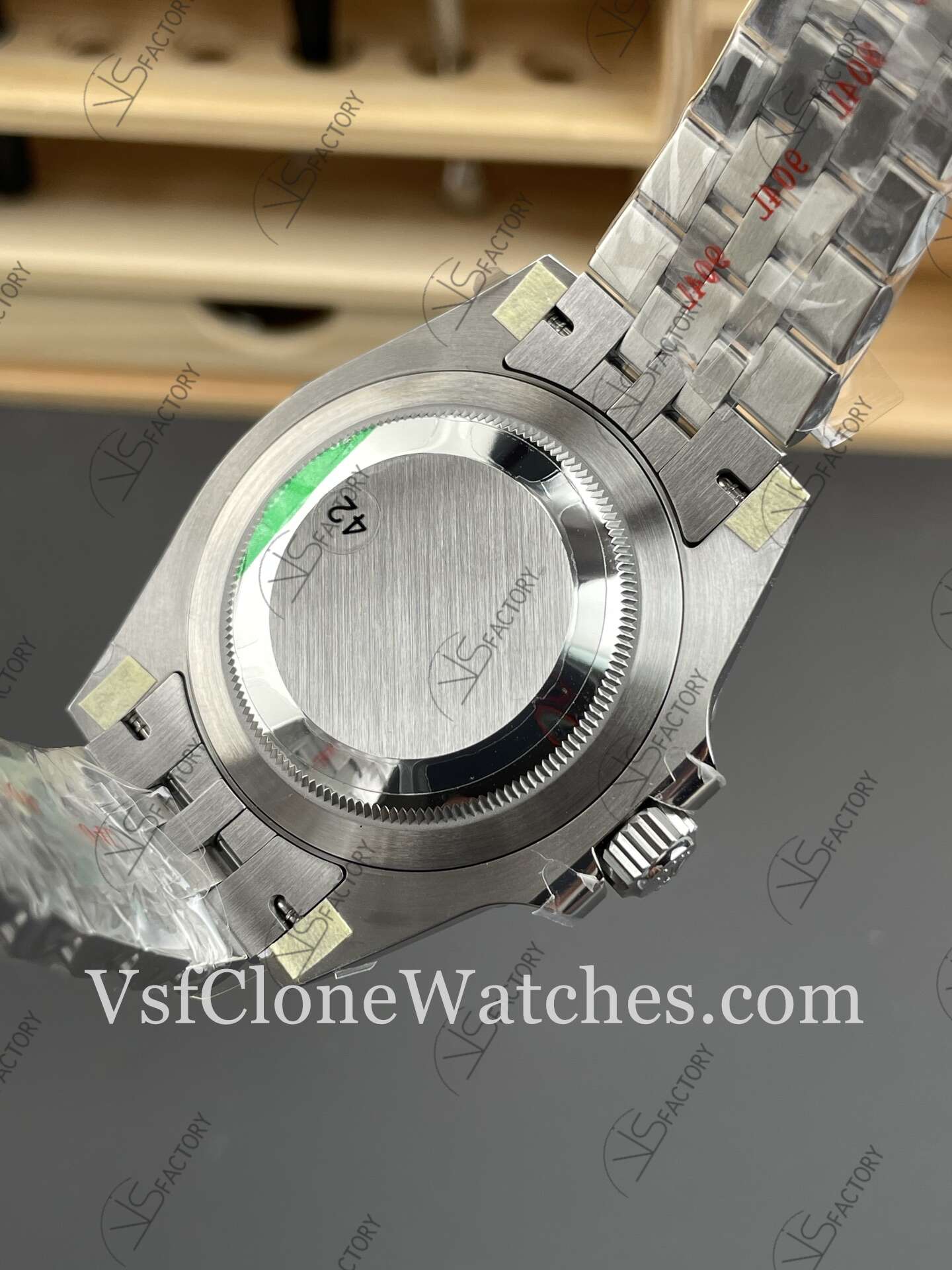 Super Clone Watches - Rolex GMT Master II M126710grnr-0003 Jubilee 3285 Movement “Bruce Wayne” Black Dial - Image 7