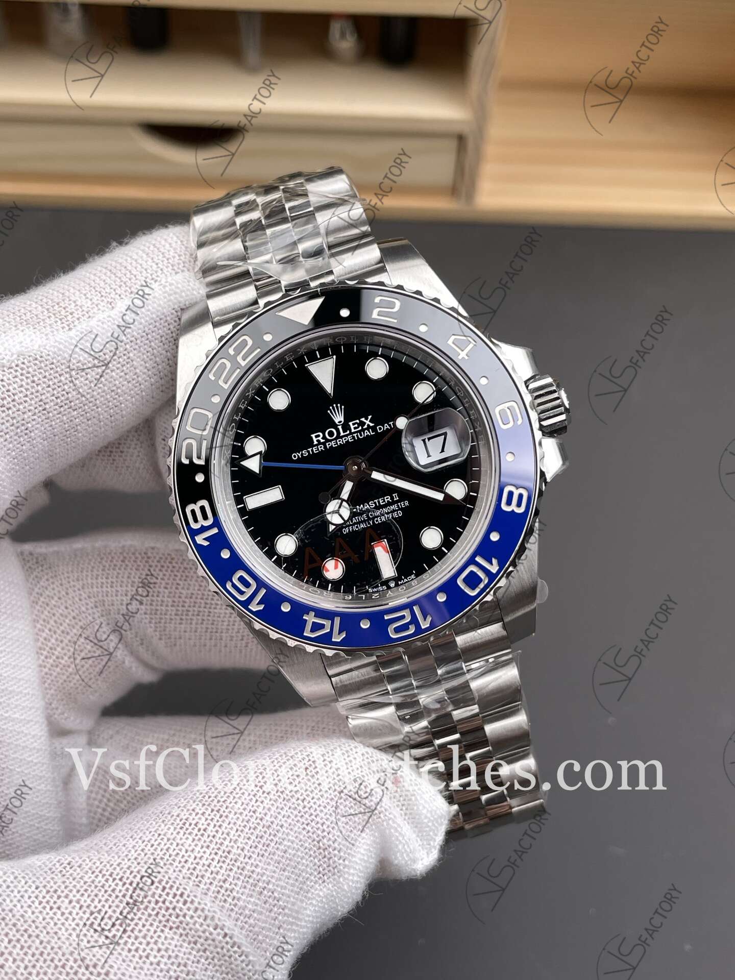 Super Clone Watches - Rolex GMT Master II M126710blnr-0002 Oyster 3285 Movement "BATMAN" Black Dial - Image 2