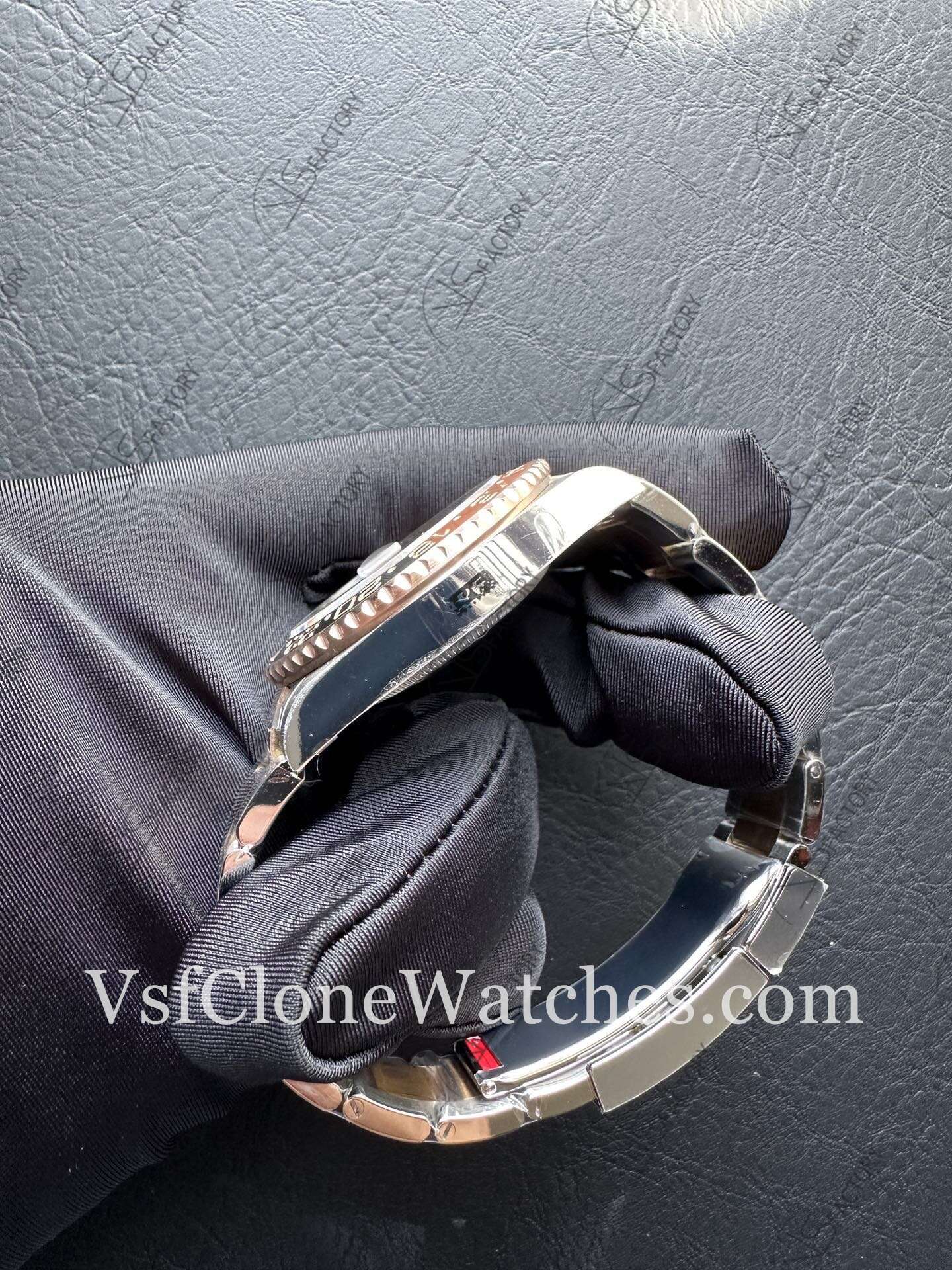 Super Clone Watches - Rolex GMT Master II M126711chnr-0002 Oyster 3285 Movement “Rootbeer” Black Dial - Image 6