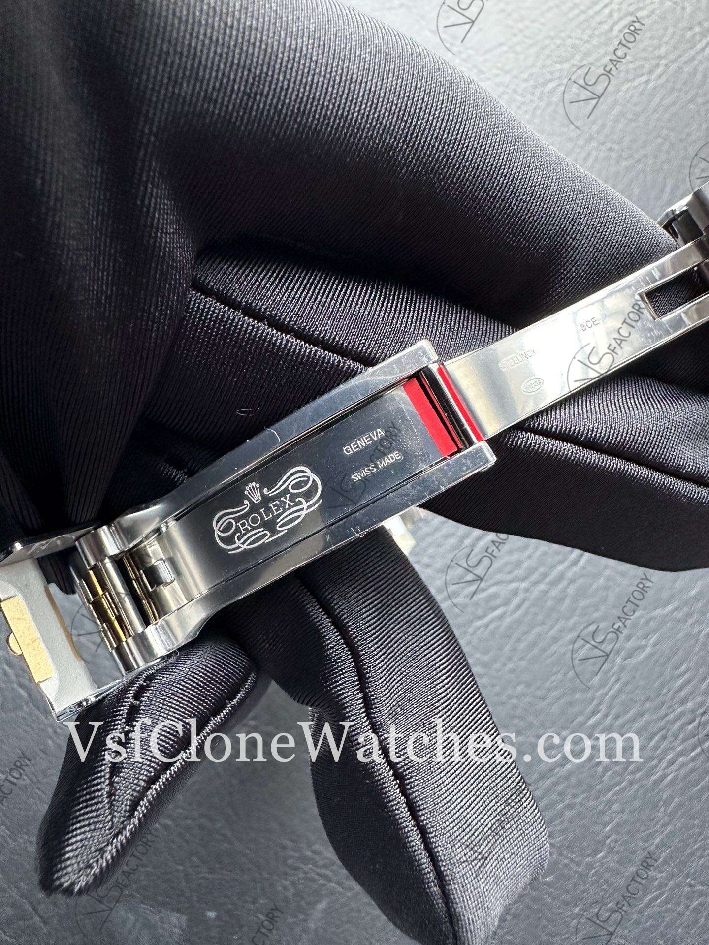 Super Clone Watches - Rolex GMT Master II m126713grnr-0001 Jubilee 3285 Movement Black Dial - Image 8