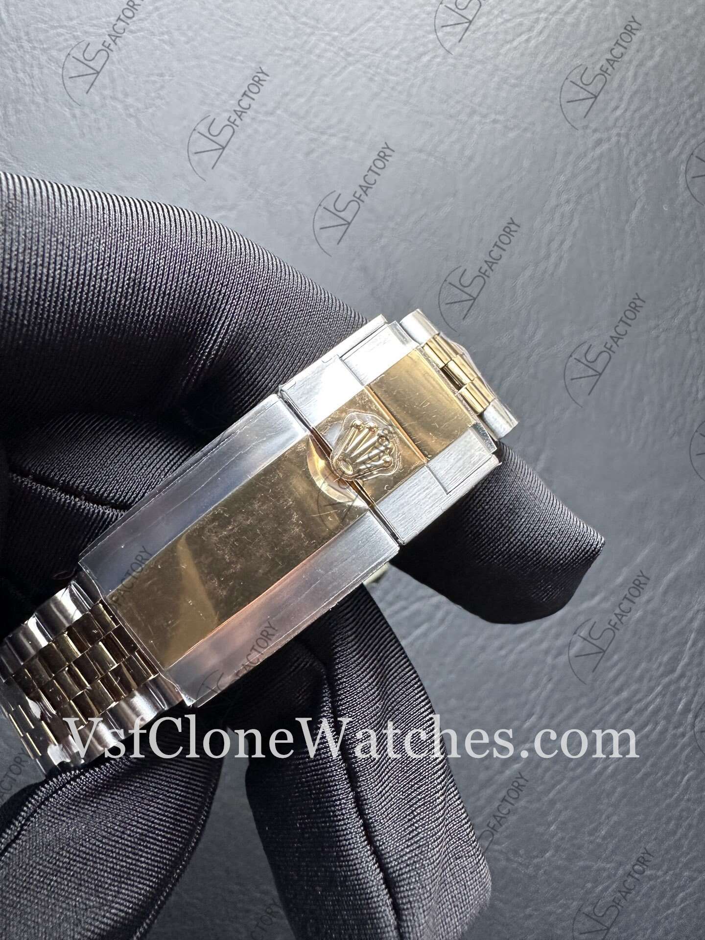 Super Clone Watches - Rolex GMT Master II m126713grnr-0001 Jubilee 3285 Movement Black Dial - Image 9