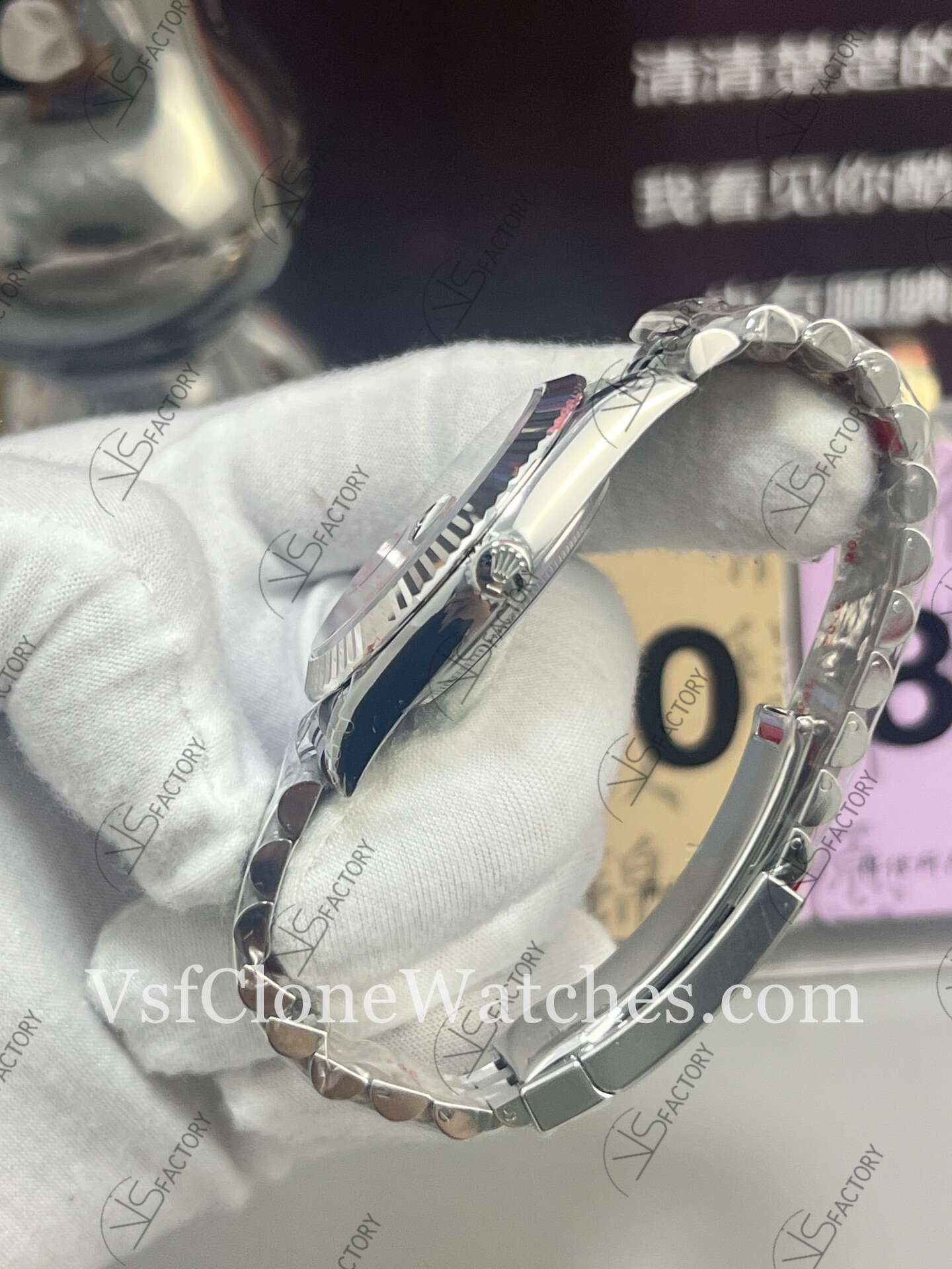 Super Clone Watches - Rolex DateJust m126334-0014 Jubilee 41MM 3235 Movement Gray Dial - Image 4