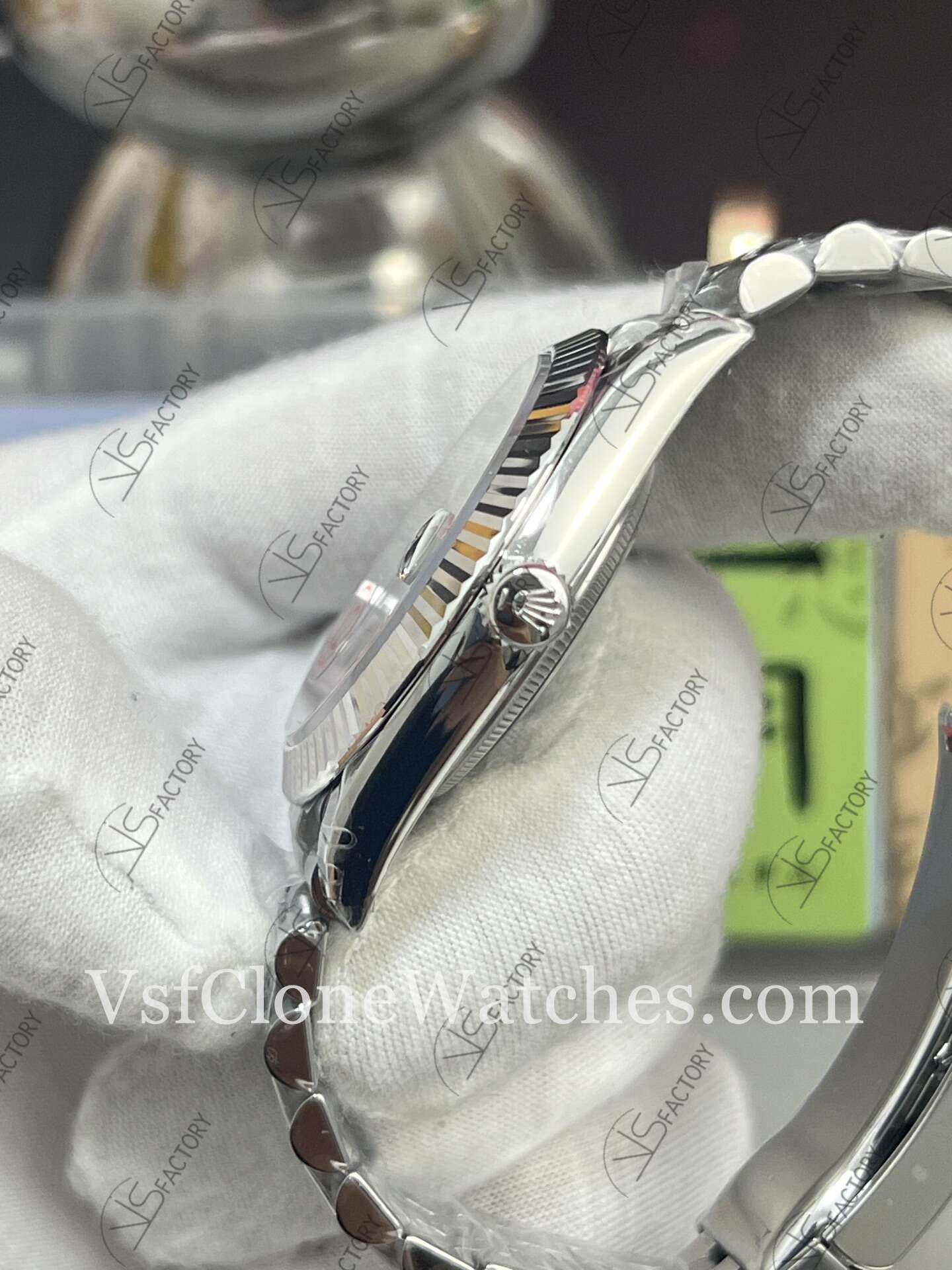 Super Clone Watches - Rolex DateJust m126334-0028 Jubilee 41MM 3235 Movement Green Dial - Image 5