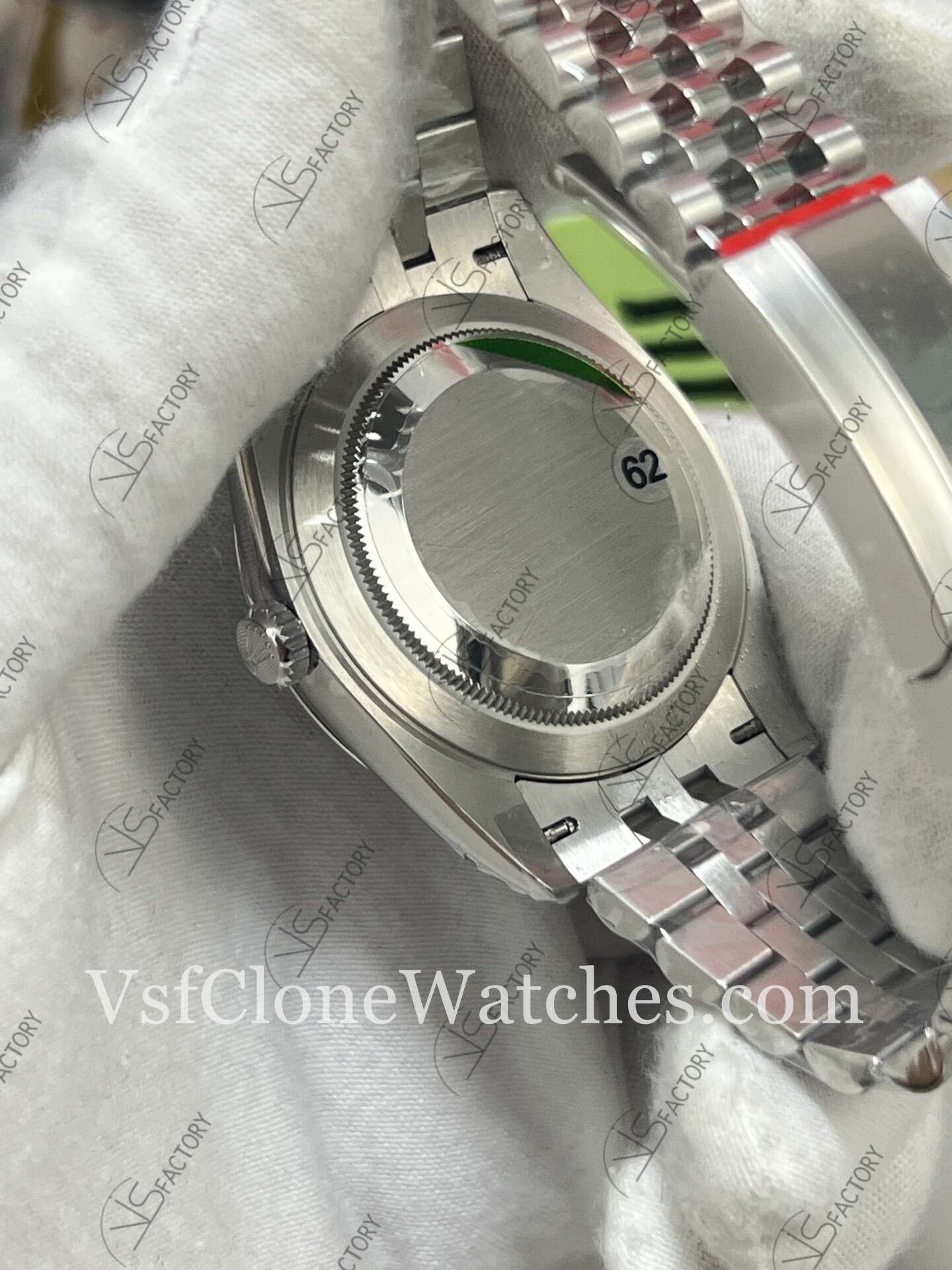 Super Clone Watches - Rolex DateJust m126334-0028 Jubilee 41MM 3235 Movement Green Dial - Image 6
