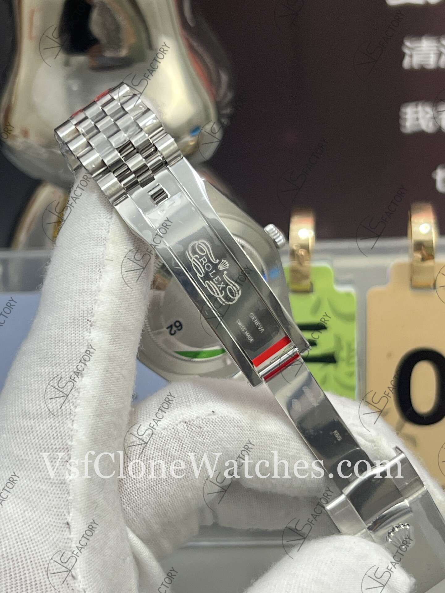 Super Clone Watches - Rolex DateJust m126334-0028 Jubilee 41MM 3235 Movement Green Dial - Image 7