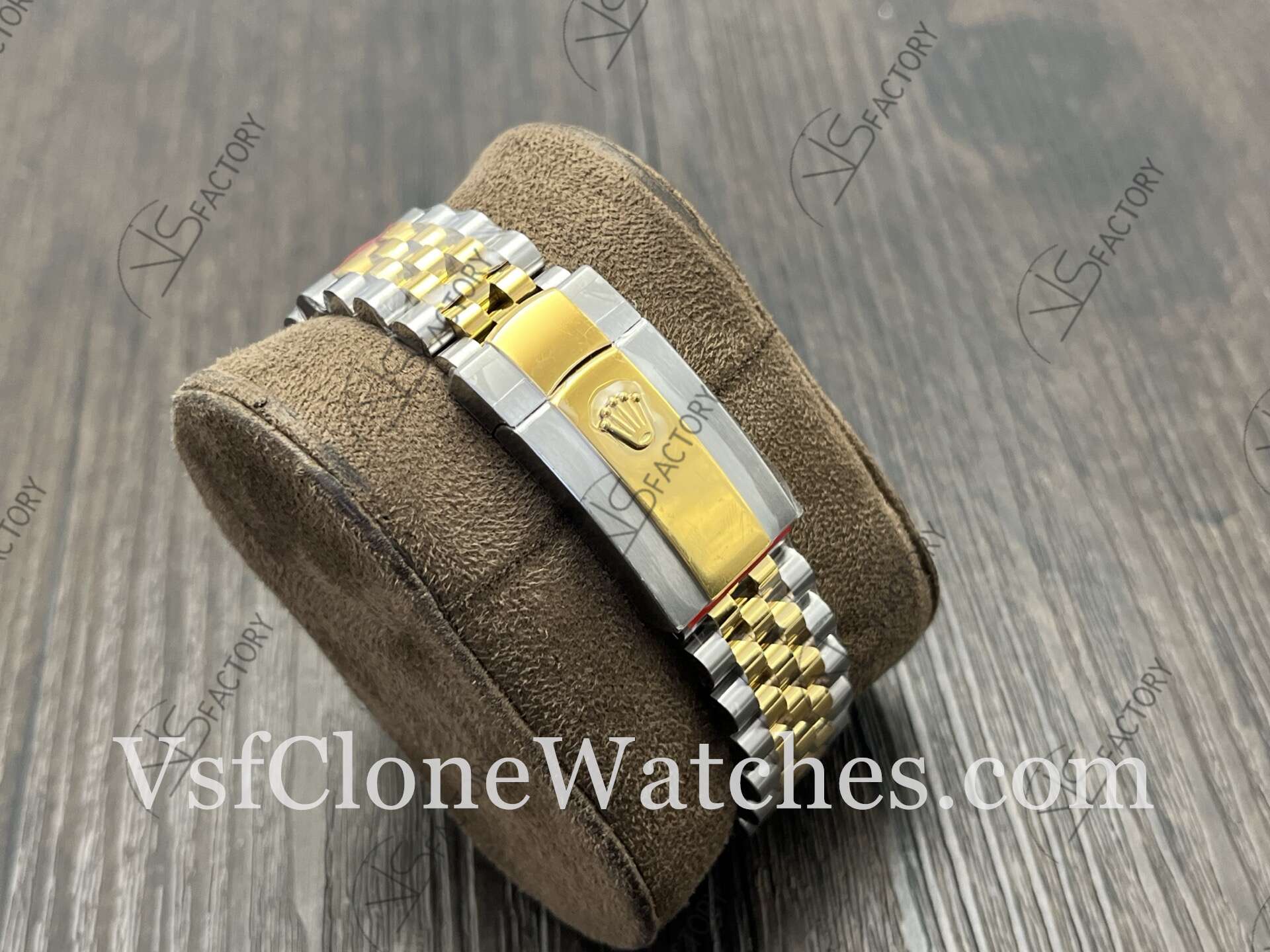 Super Clone Watches - Rolex DateJust m126333-0022 Jubilee 41MM 3235 Movement Gold Fluted Dial - Image 9