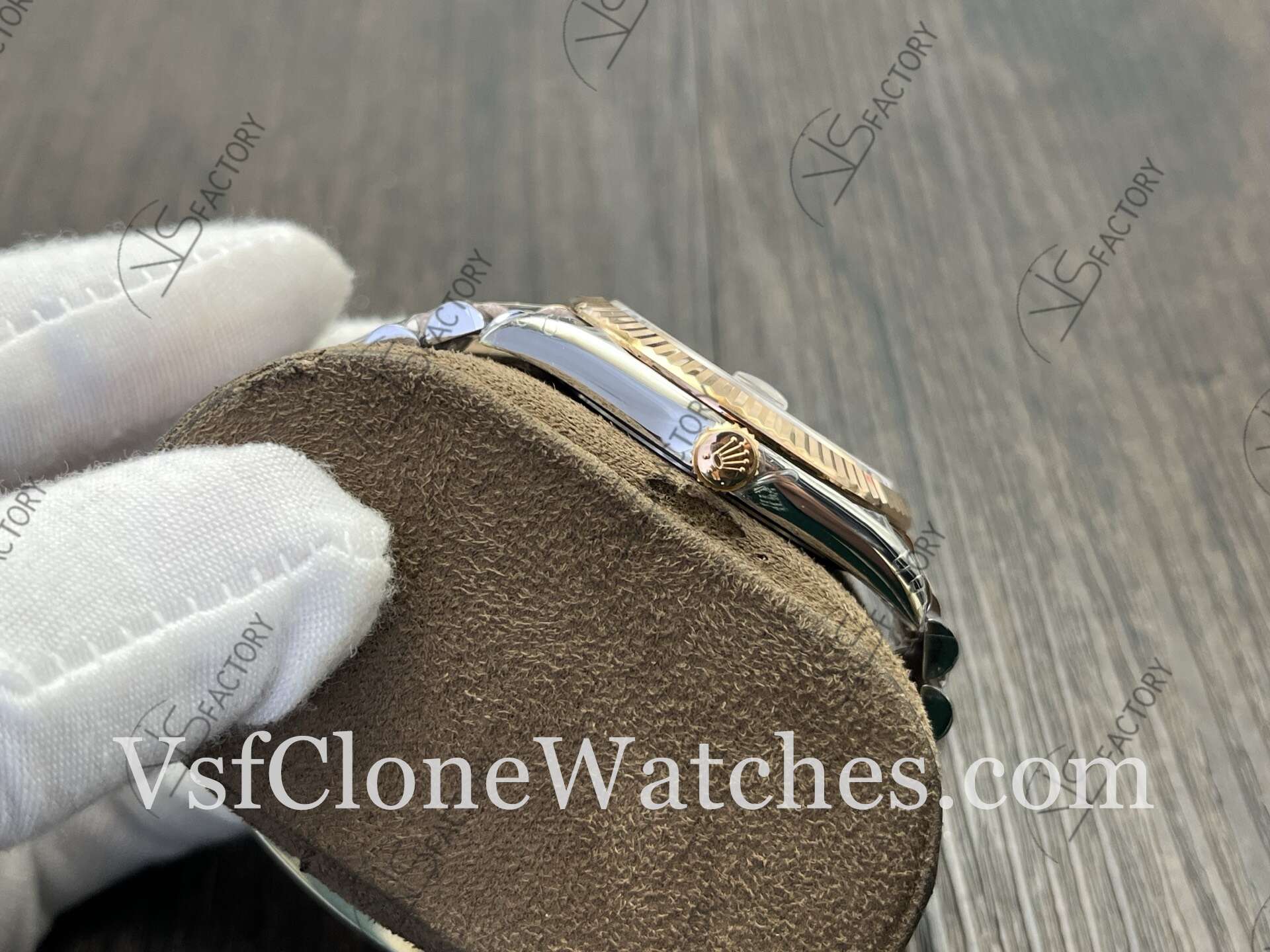 Super Clone Watches - Rolex DateJust m126331-0020 Jubilee 41MM 3235 Movement Gray Fluted Dial - Image 6