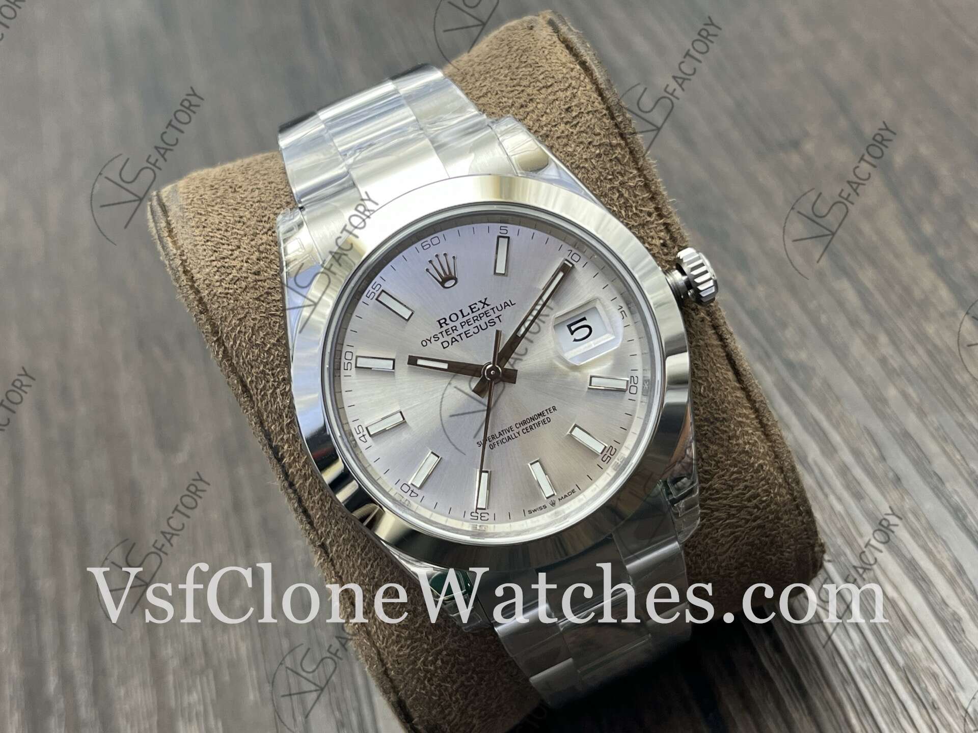 Super Clone Watches – Rolex DateJust m126300-0003 Oyster 41MM 3235 Movement Silver Dial - Image 2