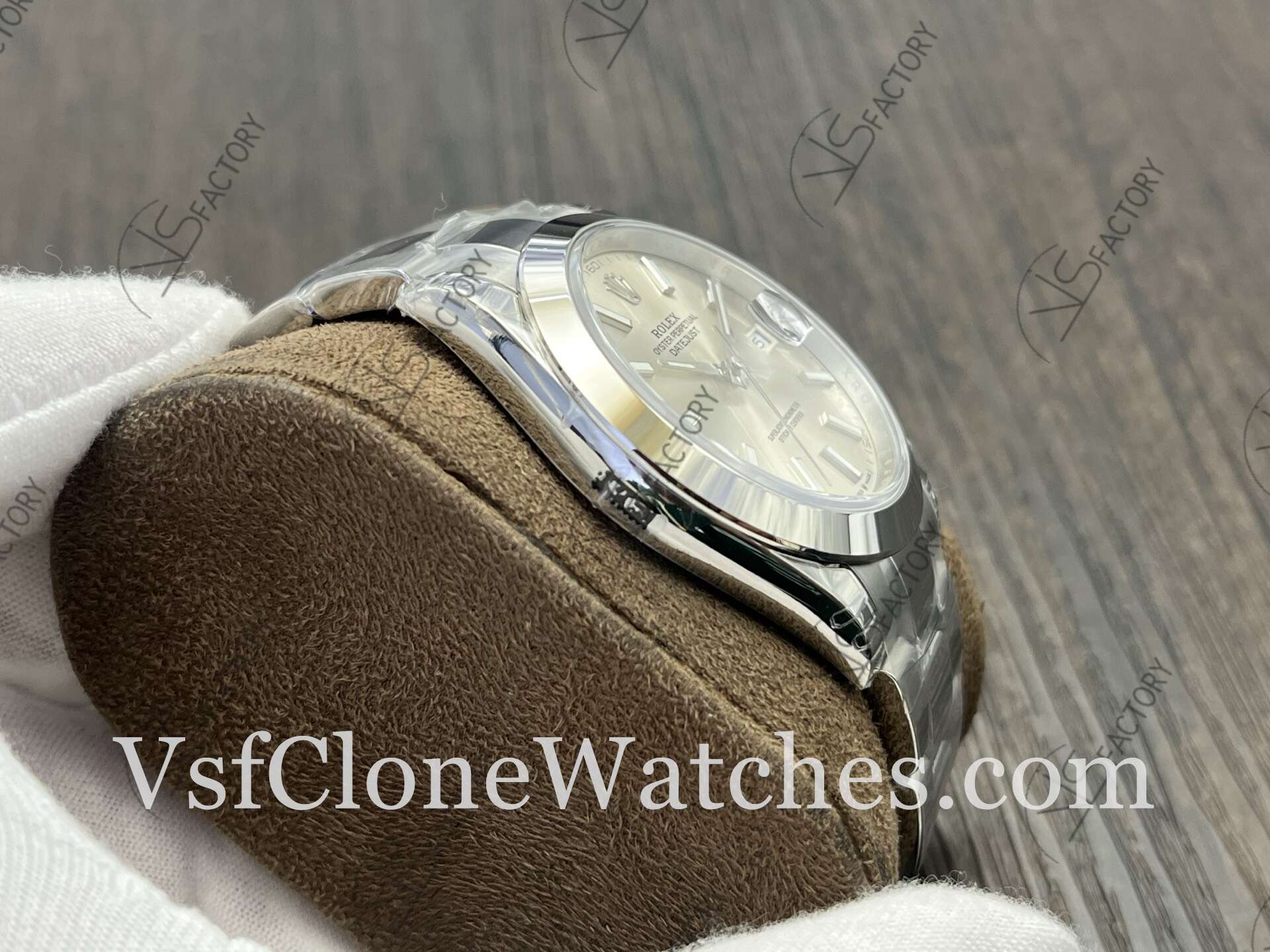Super Clone Watches – Rolex DateJust m126300-0003 Oyster 41MM 3235 Movement Silver Dial - Image 5