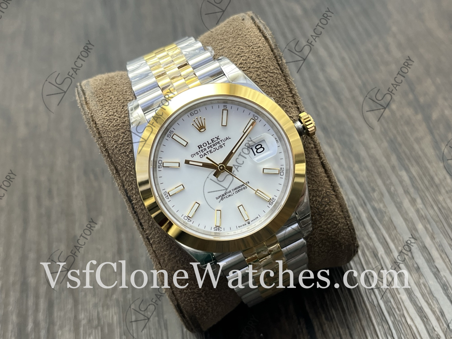 Super Clone Watches – Rolex DateJust m126303-0016 Jubilee 41MM 3235 Movement White Dial - Image 2