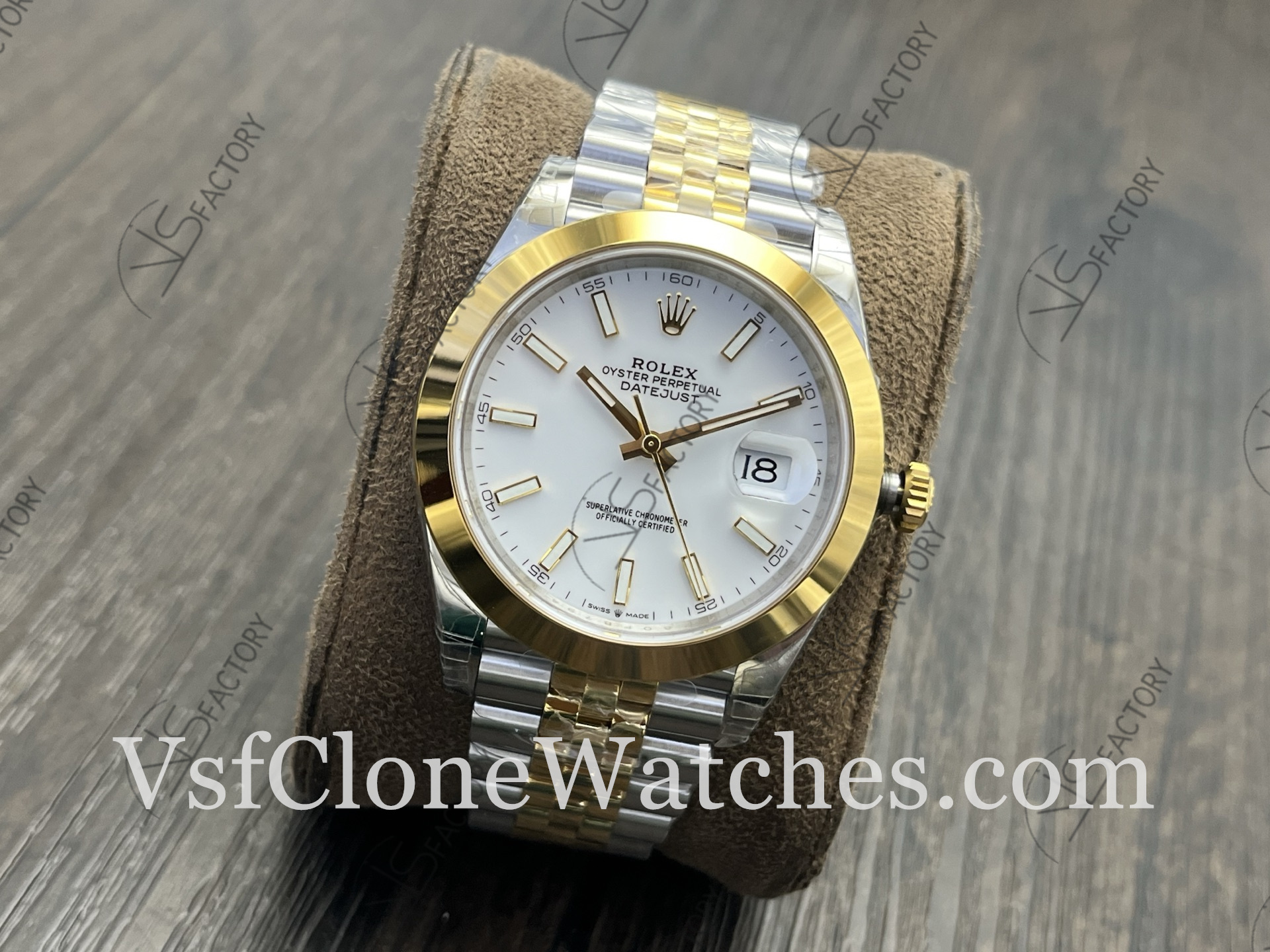 Super Clone Watches – Rolex DateJust m126303-0016 Jubilee 41MM 3235 Movement White Dial - Image 3