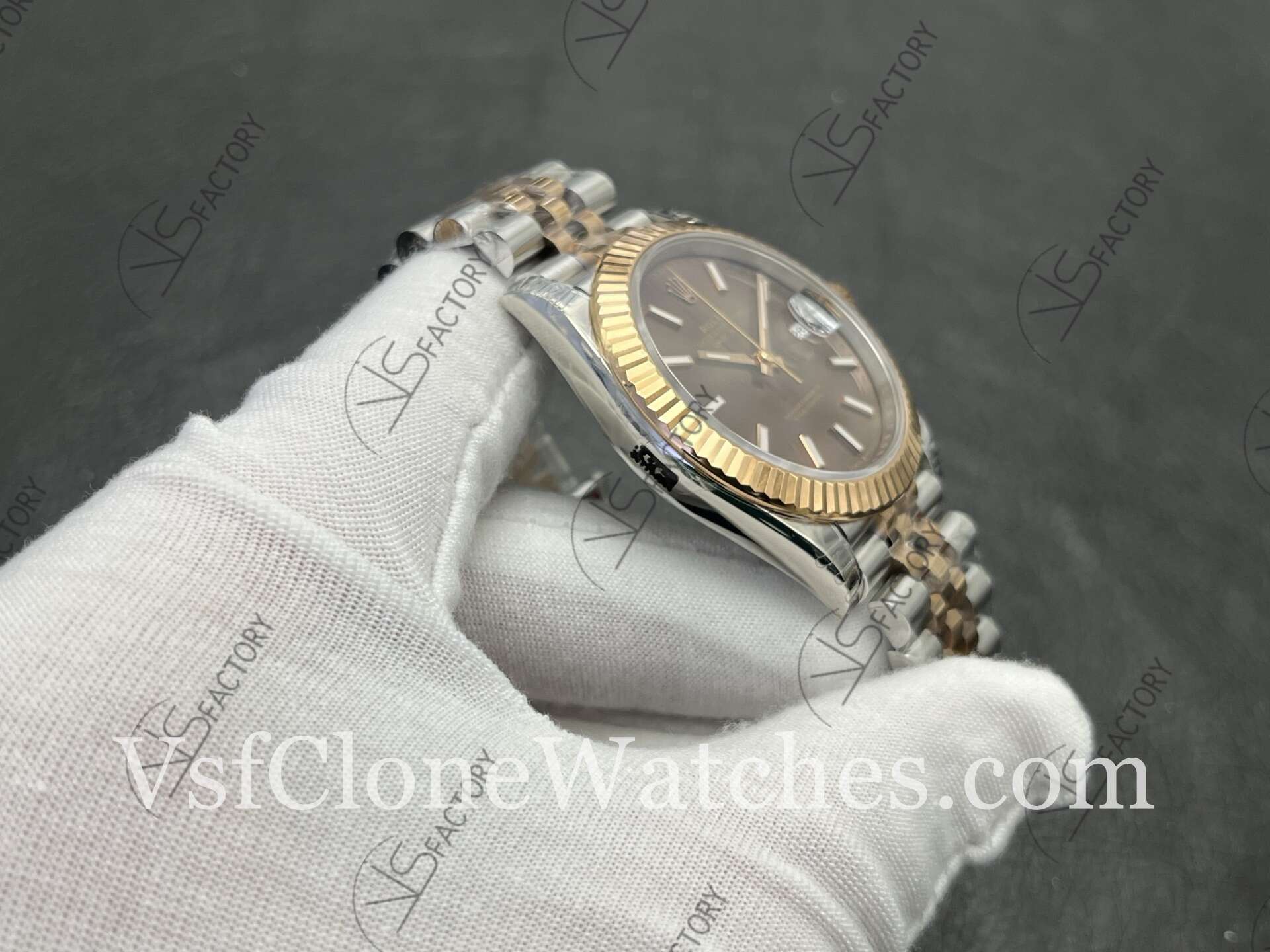 Super Clone Watches – Rolex DateJust m126331-0002 Jubilee 41MM 3235 Movement Chocolate Dial - Image 5