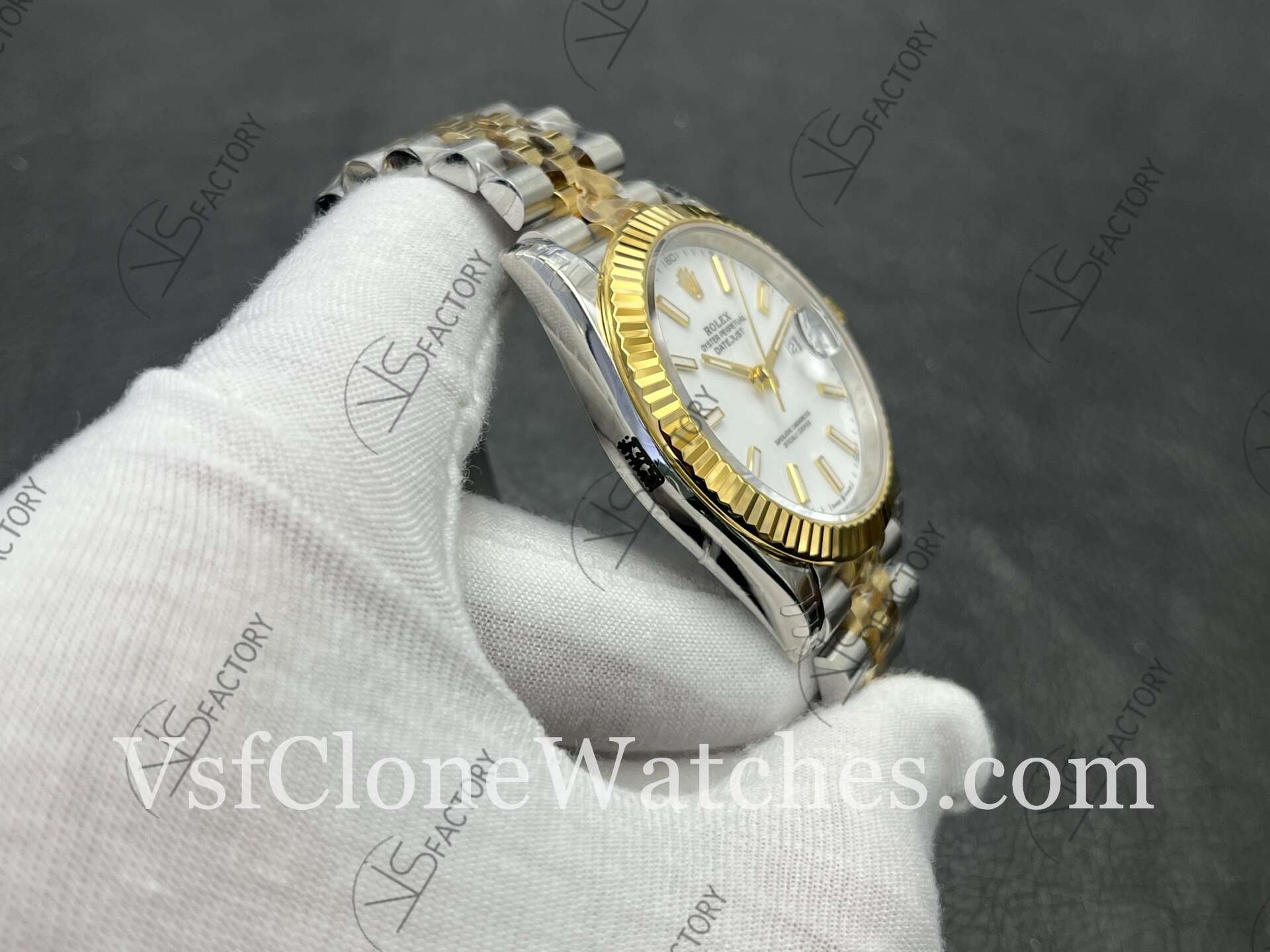 Super Clone Watches - Rolex DateJust M126333-0016 Jubilee 41MM 3235 Movement White Dial - Image 5