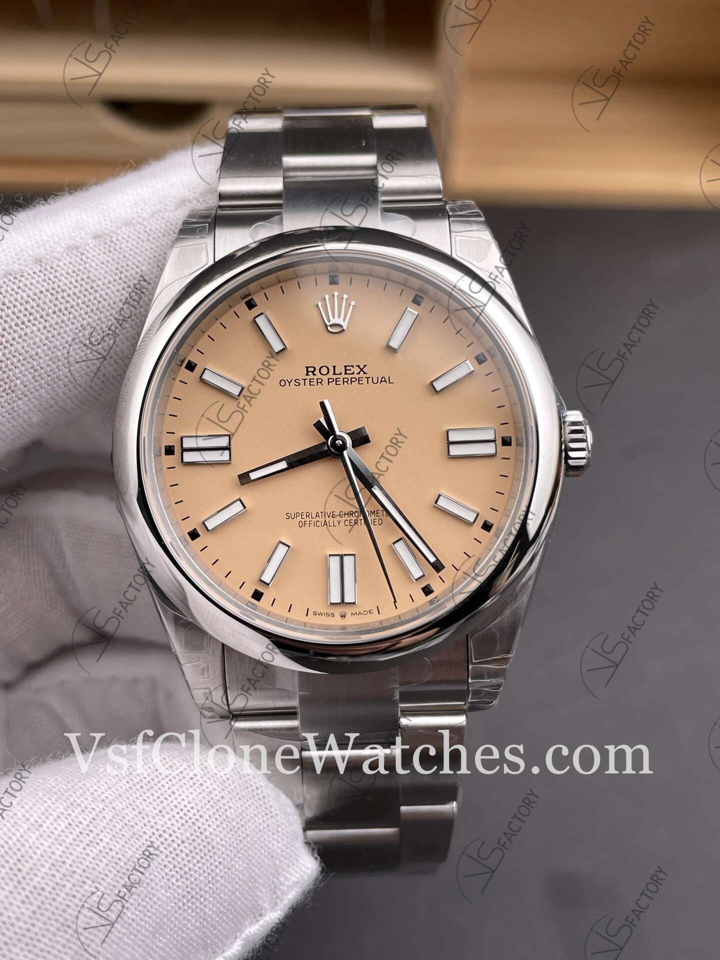 Super Clone Watches - Rolex Oyster Perpetual m134300-0007 3230 Movement 41mm Yellow Dial - Image 3
