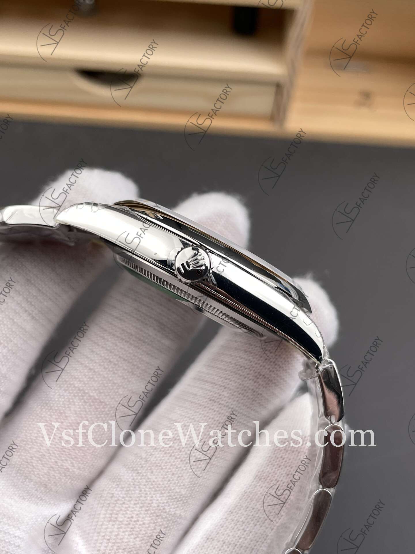 Super Clone Watches - Rolex Oyster Perpetual m124300-0002 3230 Movement 41mm Black Dial - Image 5