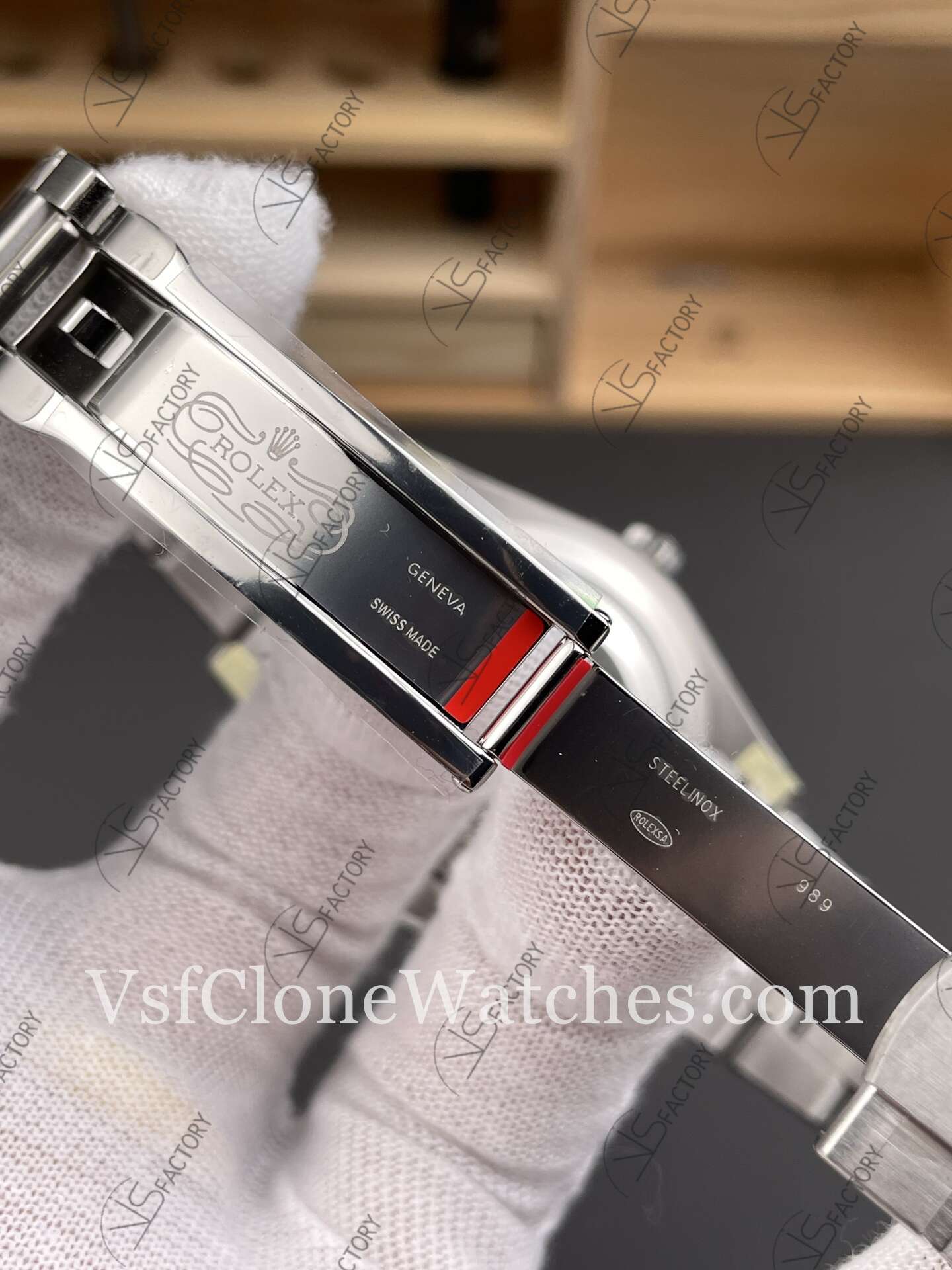 Super Clone Watches - Rolex Oyster Perpetual m124300-0002 3230 Movement 41mm Black Dial - Image 8