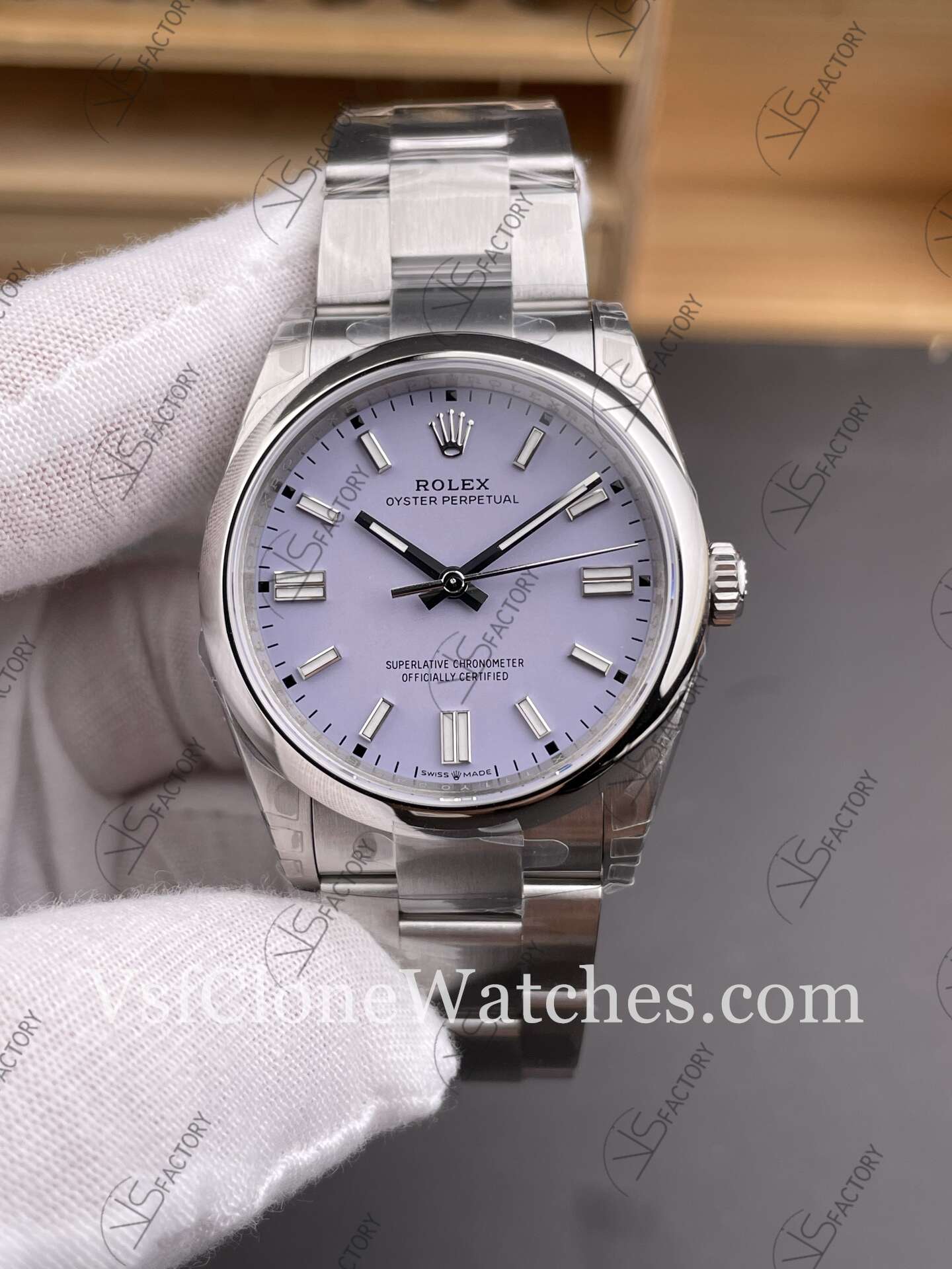 Super Clone Watches - Rolex Oyster Perpetual m126000-0013 3230 Movement 36mm Purple Dial - Image 3