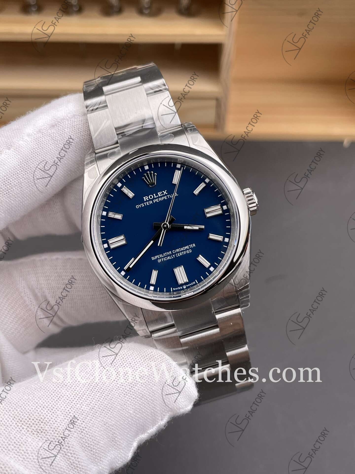 Super Clone Watches – Rolex Oyster Perpetual m126000-0015 3230 Movement 36mm Blue Dial - Image 2