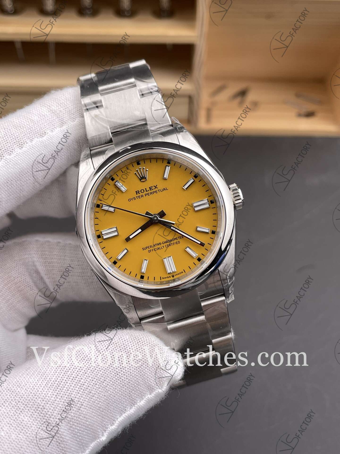 Super Clone Watches – Rolex Oyster Perpetual m126000-0012 3230 Movement 36mm Yellow Dial - Image 2