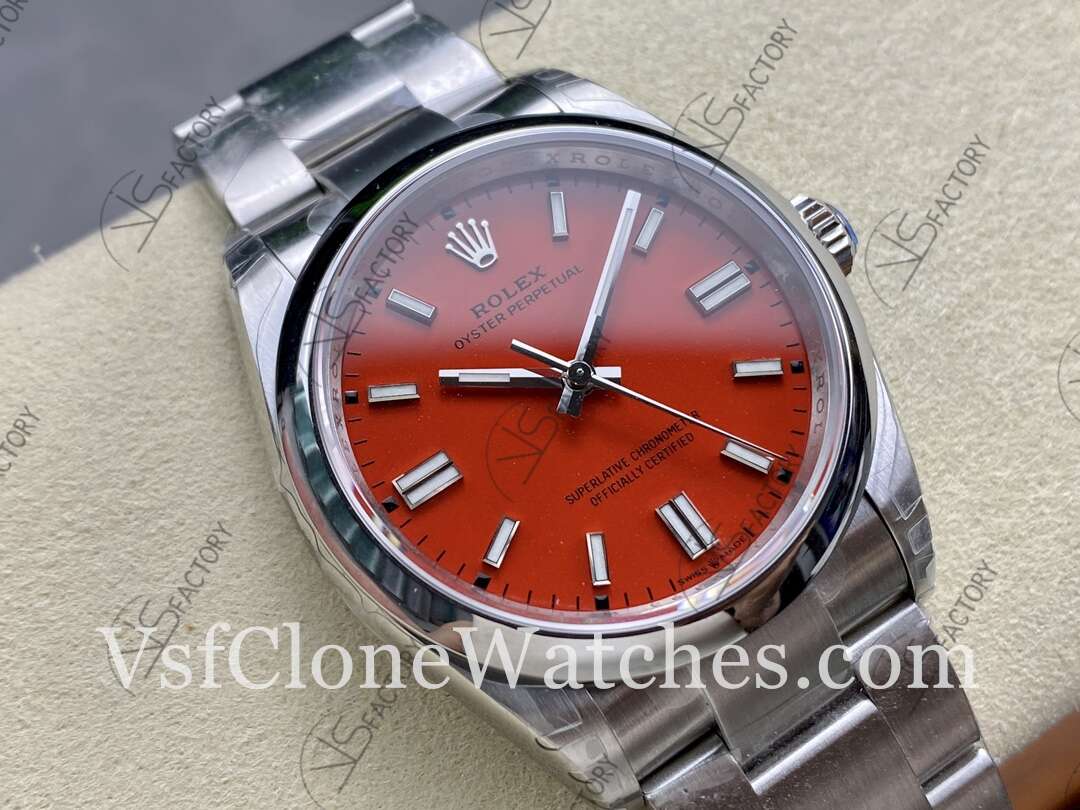 Super Clone Watches - Rolex Oyster Perpetual m126000-0007 3230 Movement 36mm Red Dial - Image 2