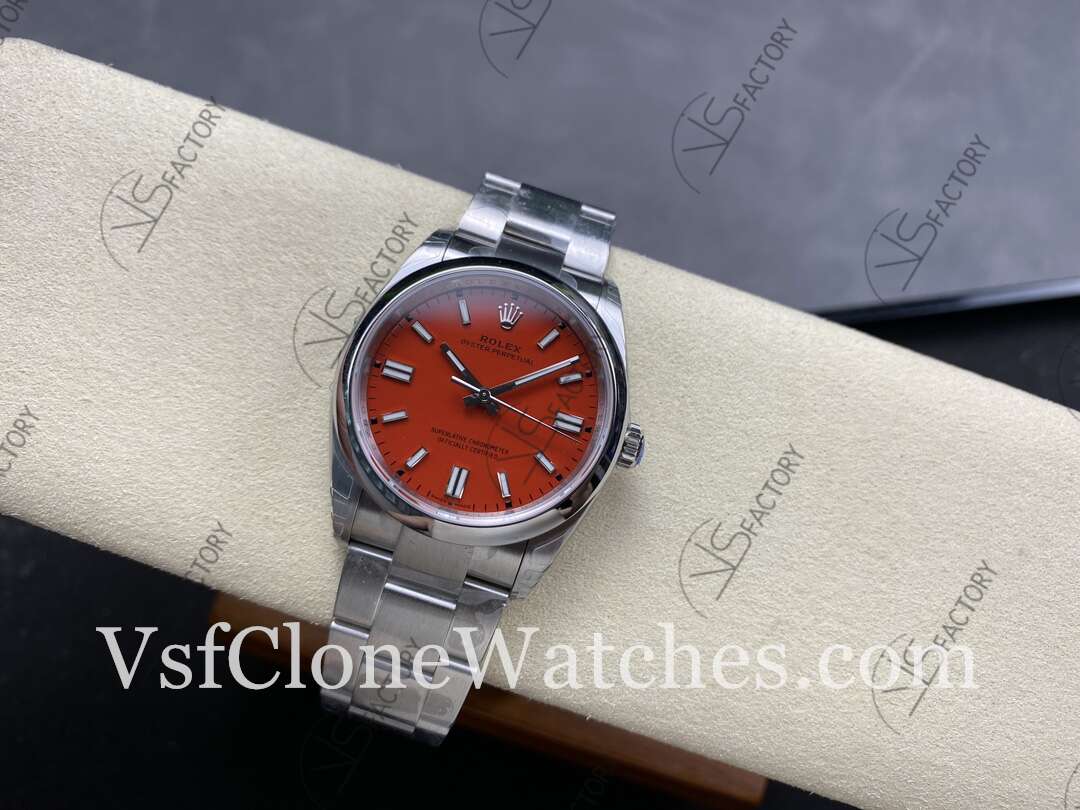 Super Clone Watches - Rolex Oyster Perpetual m126000-0007 3230 Movement 36mm Red Dial - Image 4
