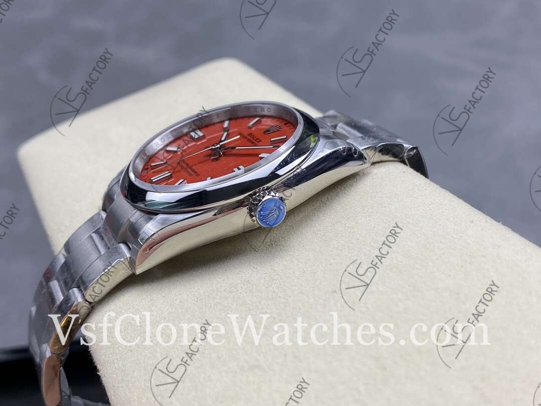 Super Clone Watches - Rolex Oyster Perpetual m126000-0007 3230 Movement 36mm Red Dial - Image 6