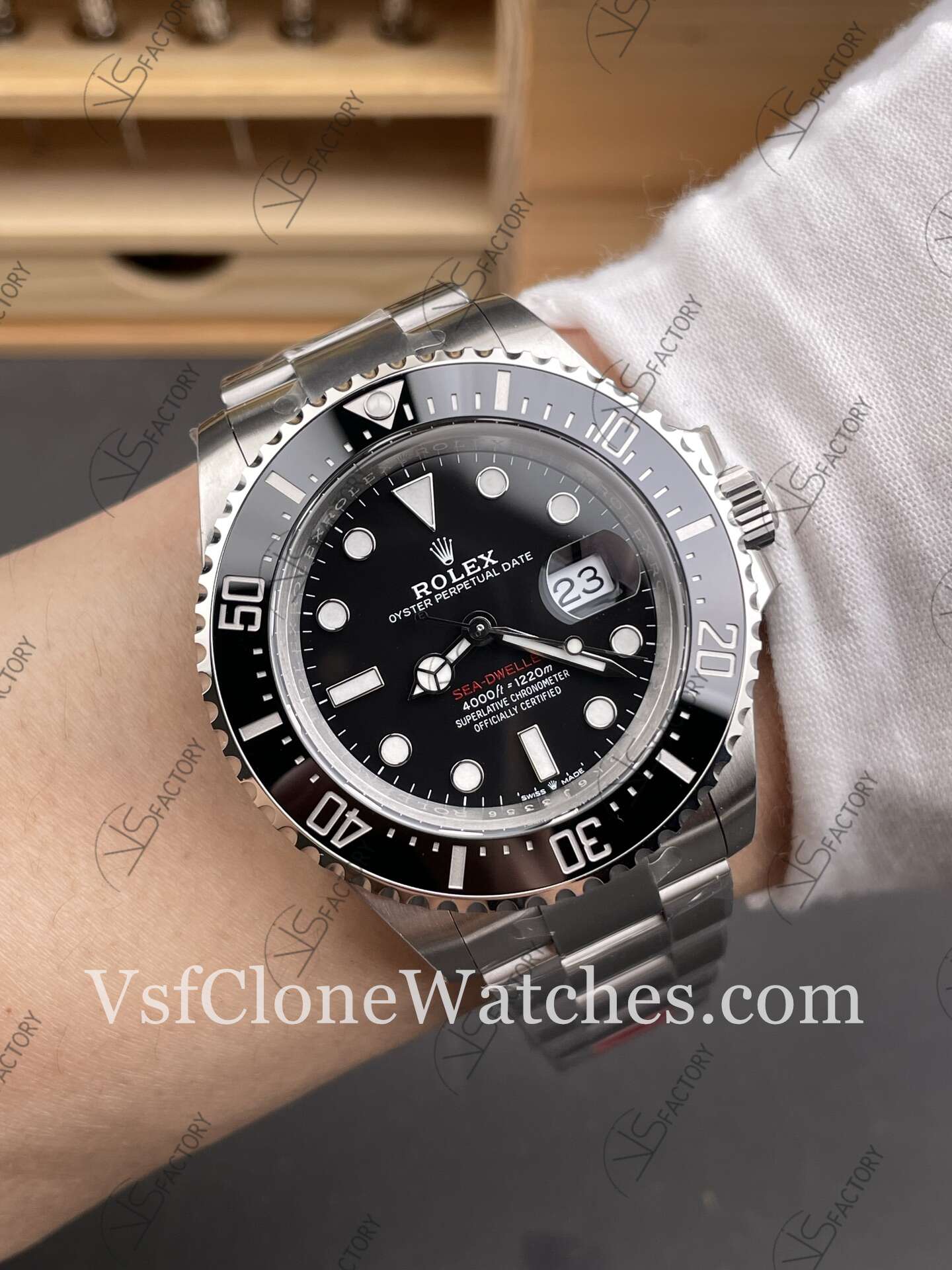 Super Clone Watches - Rolex Sea Dweller M126600-0002 3235 Movement 43mm Black Dial - Image 10