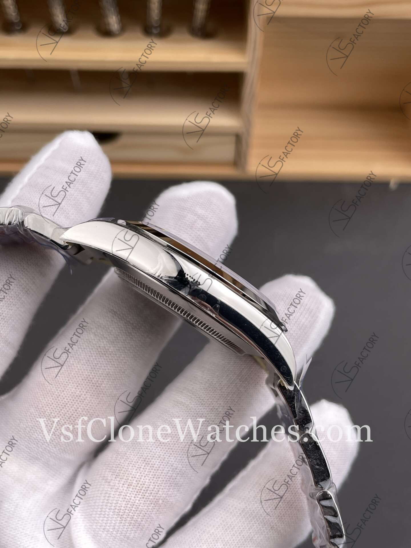 Super Clone Watches - Rolex Air king M116900-0001 3230 Movement 40mm Black Dial - Image 4