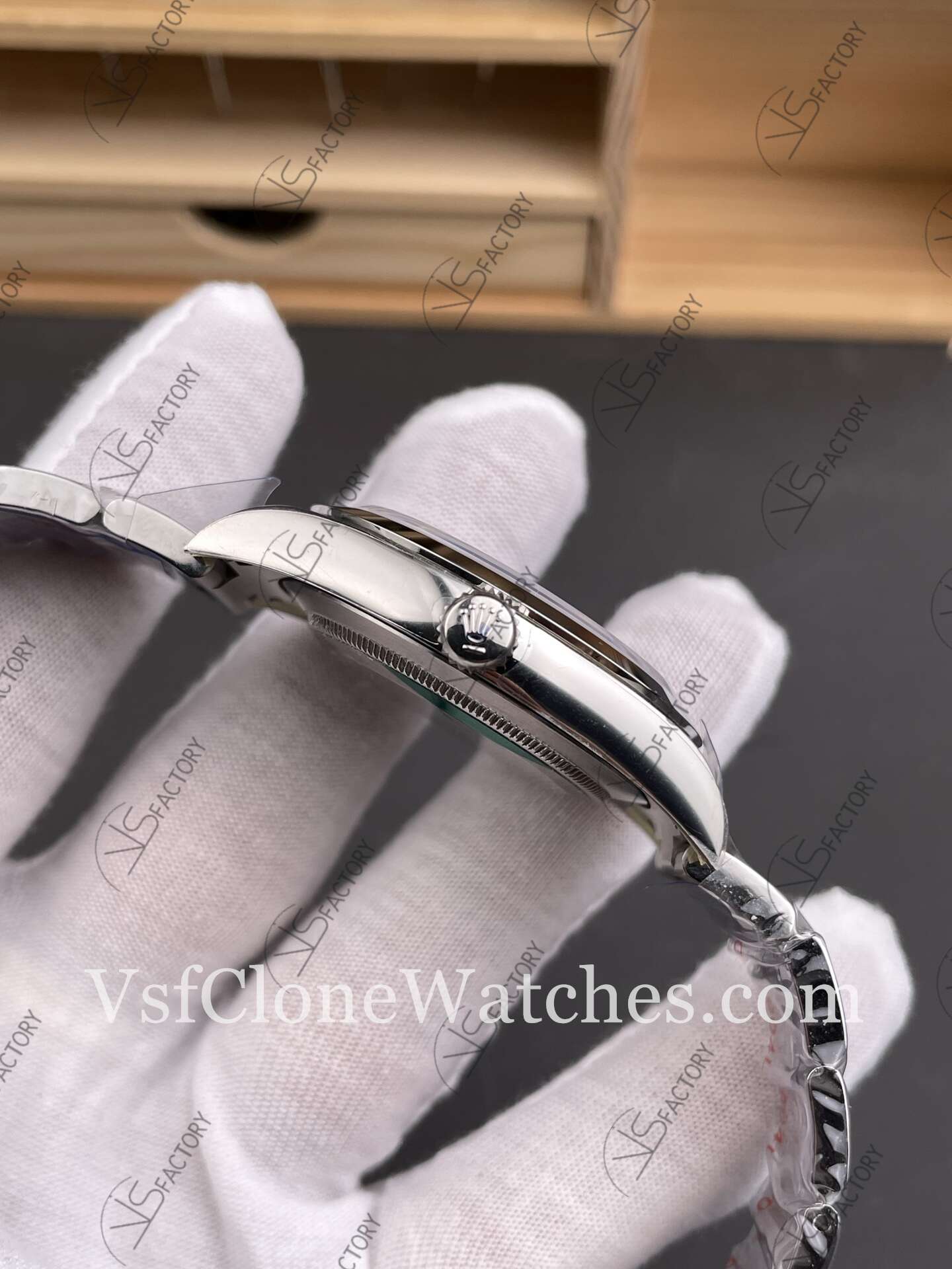 Super Clone Watches - Rolex Air king M116900-0001 3230 Movement 40mm Black Dial - Image 5