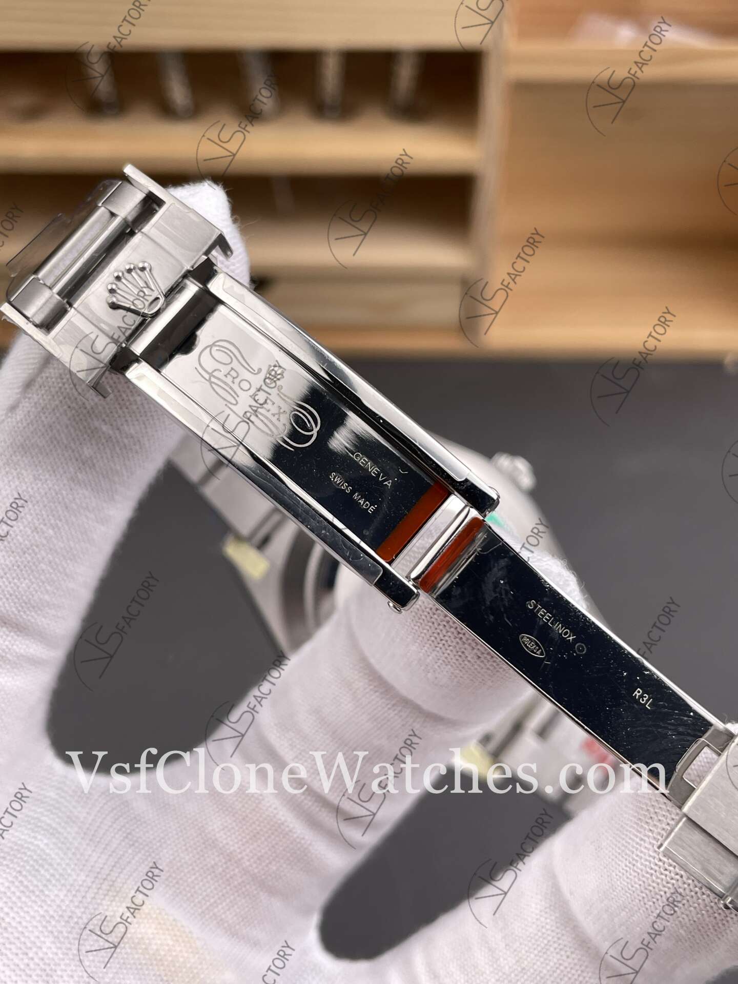 Super Clone Watches - Rolex Air king M116900-0001 3230 Movement 40mm Black Dial - Image 7
