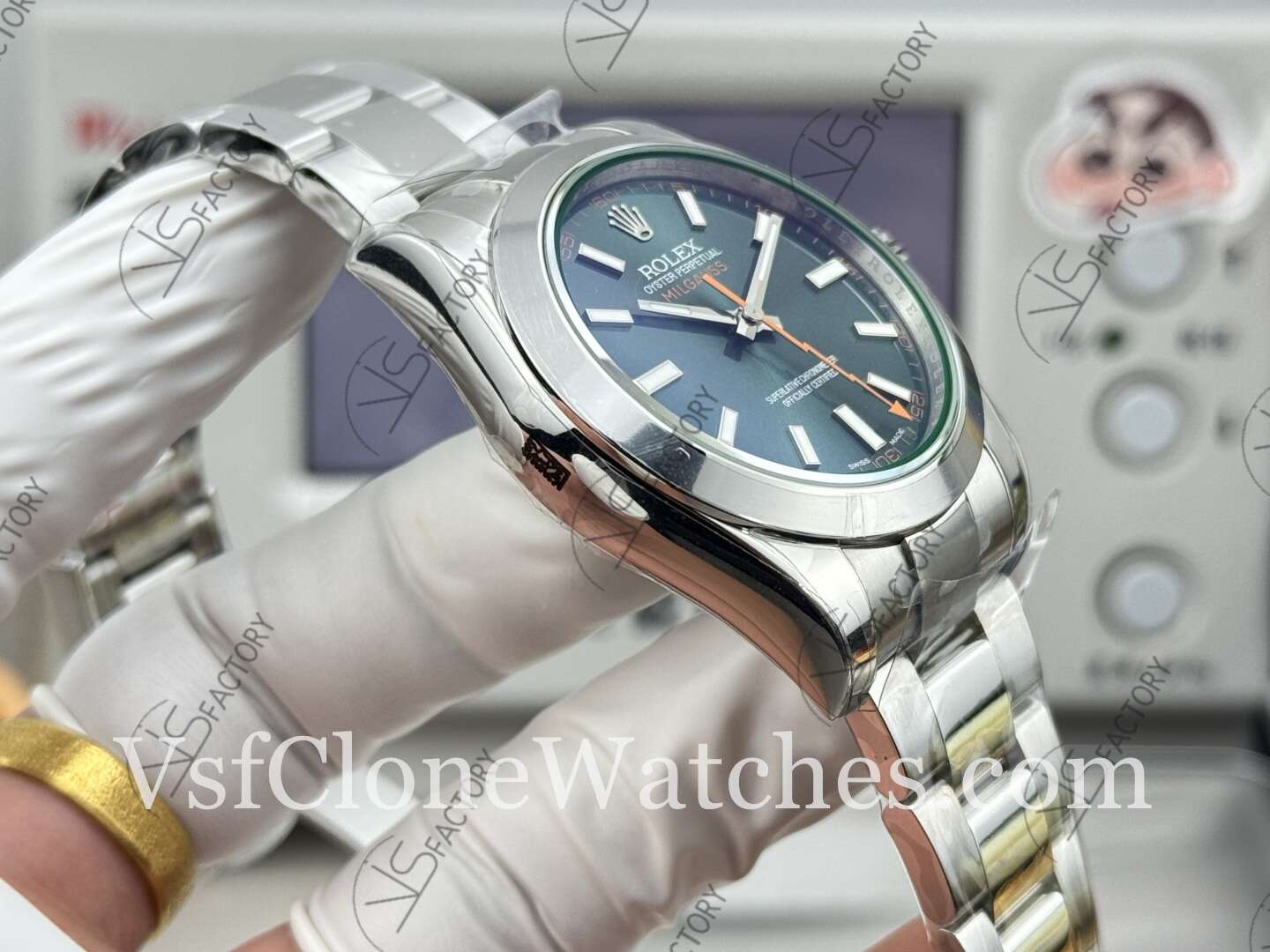 Super Clone Watches - Rolex Milgauss m116400gv-0002 3131 Movement 40mm Blue Dial - Image 6