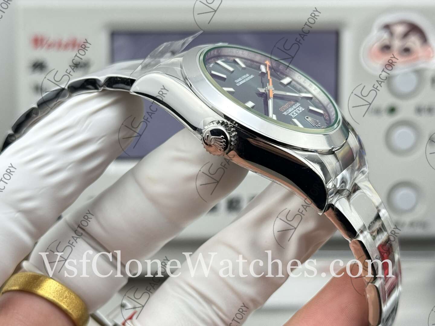 Super Clone Watches - Rolex Milgauss m116400gv-0002 3131 Movement 40mm Blue Dial - Image 7