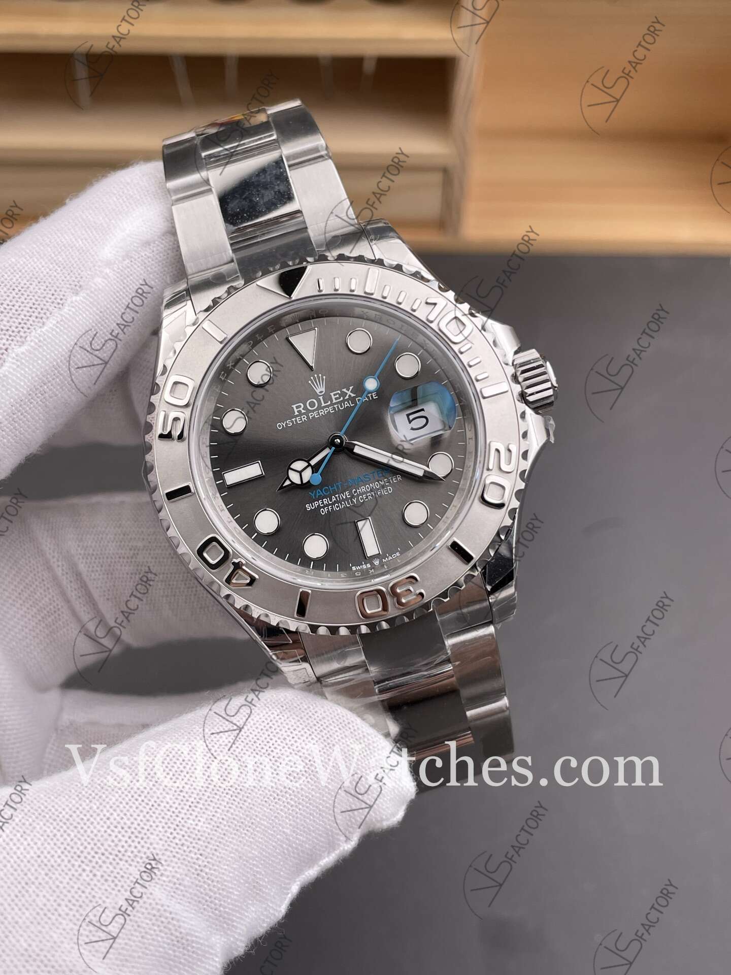 Super Clone Watches - Rolex Yacht Master M126622-0001 3235 Movement 40mm Rhodium White Dial - Image 2