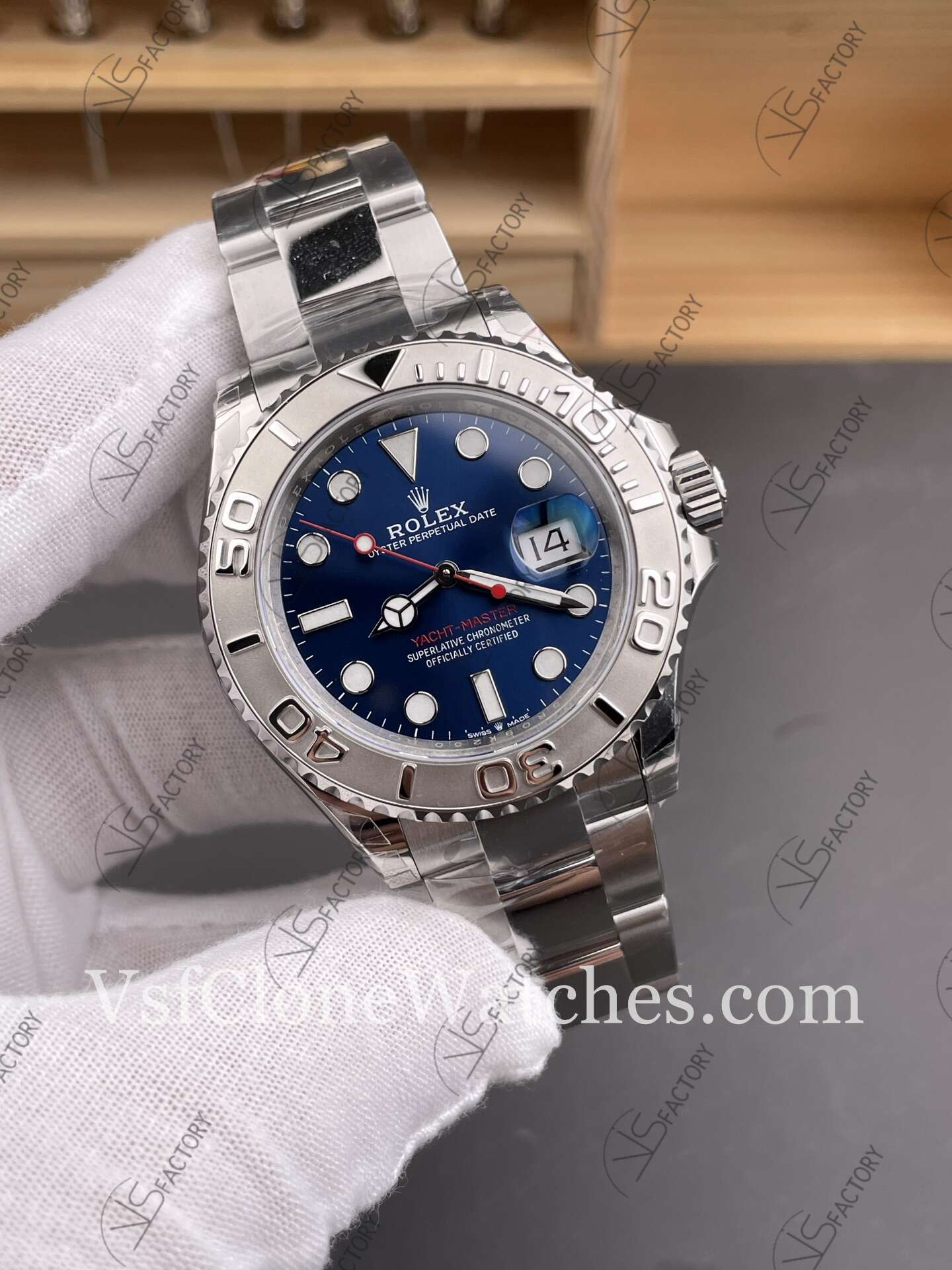Super Clone Watches - Rolex Yacht Master M126622-0002 3235 Movement 40mm Blue Dial - Image 2