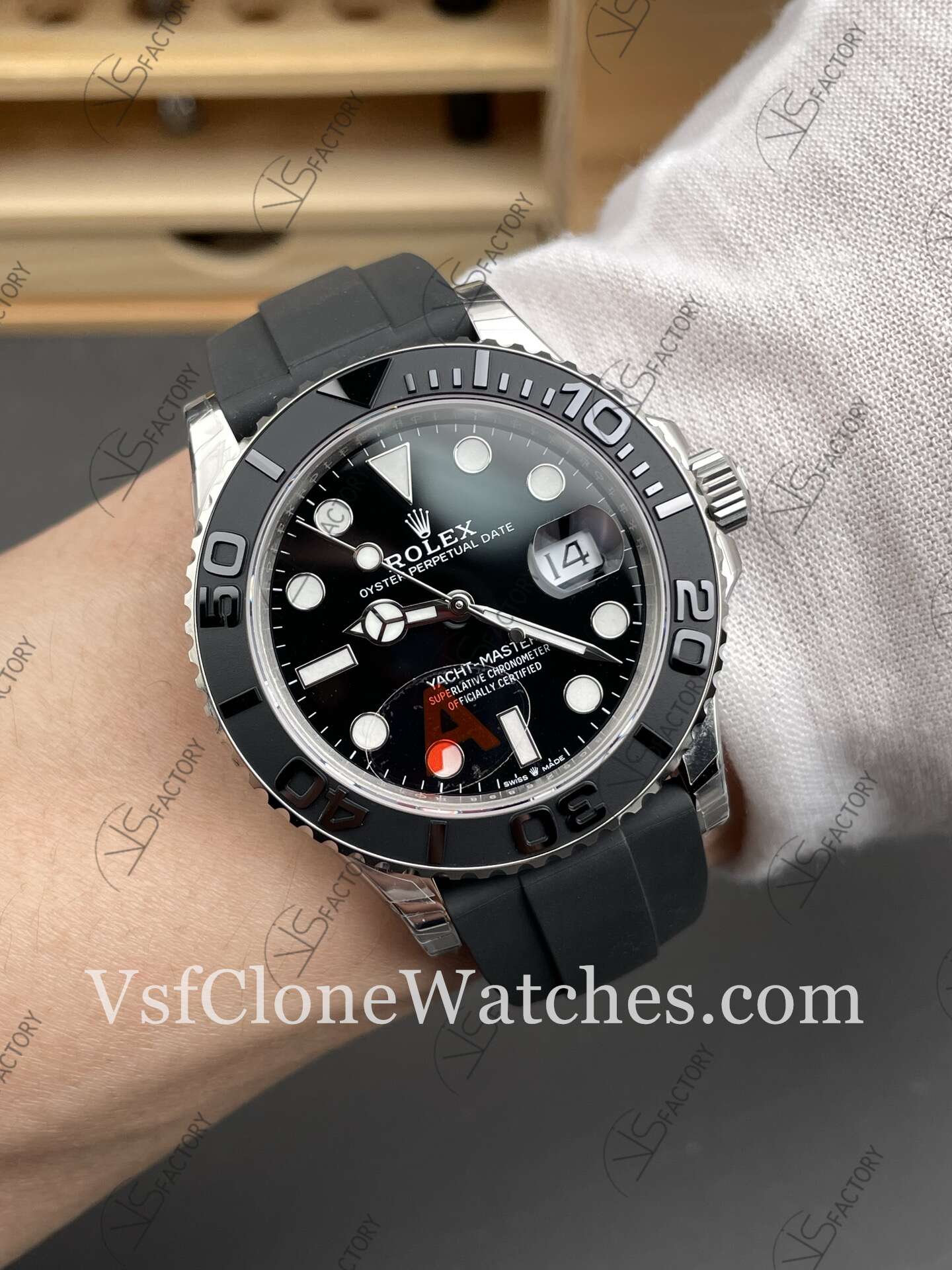 Super Clone Watches - Rolex Yacht Master m226659-0002 3235 Movement 42mm Black Dial - Image 10