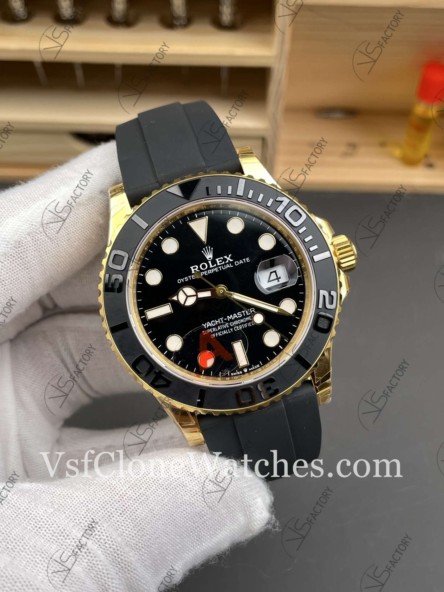 Super Clone Watches - Rolex Yacht Master M226658-0001 3235 Movement 42mm Black Dial - Image 2