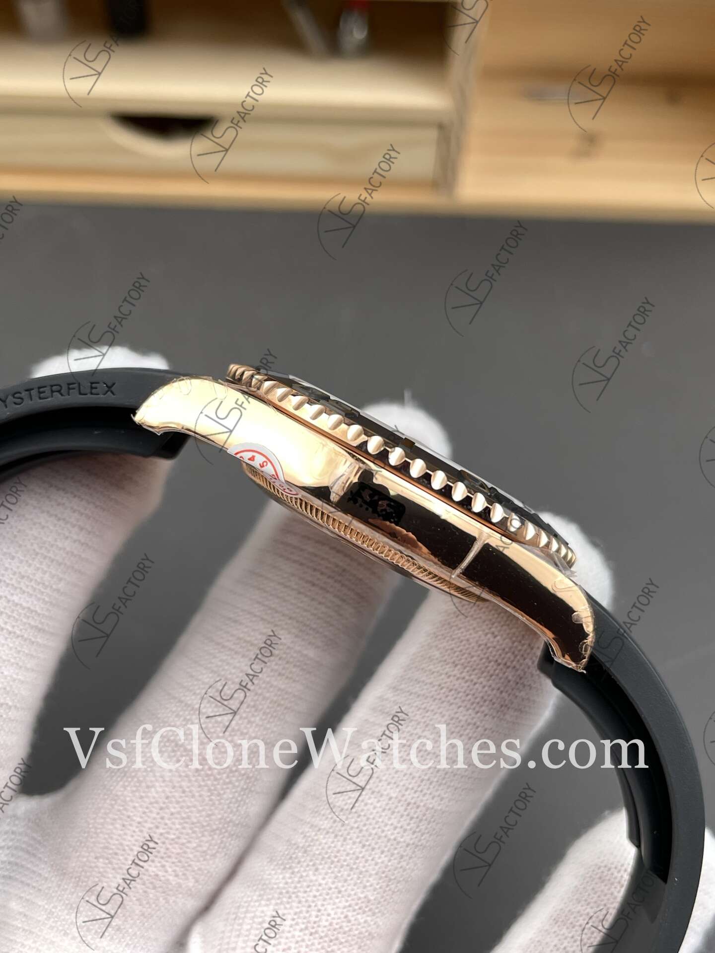 Super Clone Watches - Rolex Yacht Master m126655-0002 3235 Movement 40mm Black Dial - Image 5