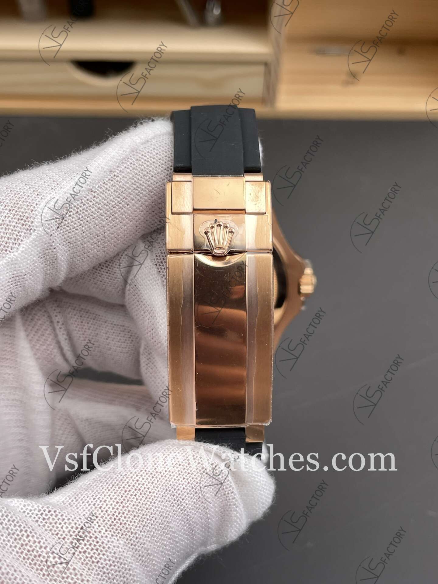 Super Clone Watches - Rolex Yacht Master m126655-0002 3235 Movement 40mm Black Dial - Image 8