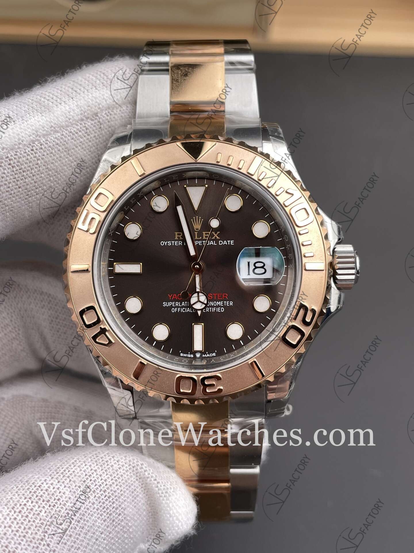 Super Clone Watches - Rolex Yacht Master m126621-0001 3235 Movement 40mm Chocolate Dial - Image 3